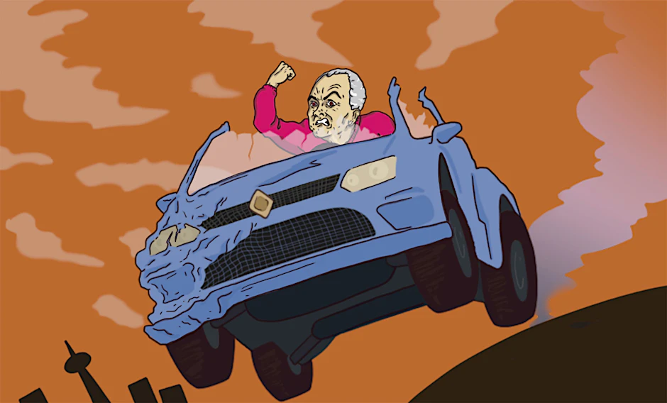 Ein SUV ist eine Waffe auf Rädern (Illustration).