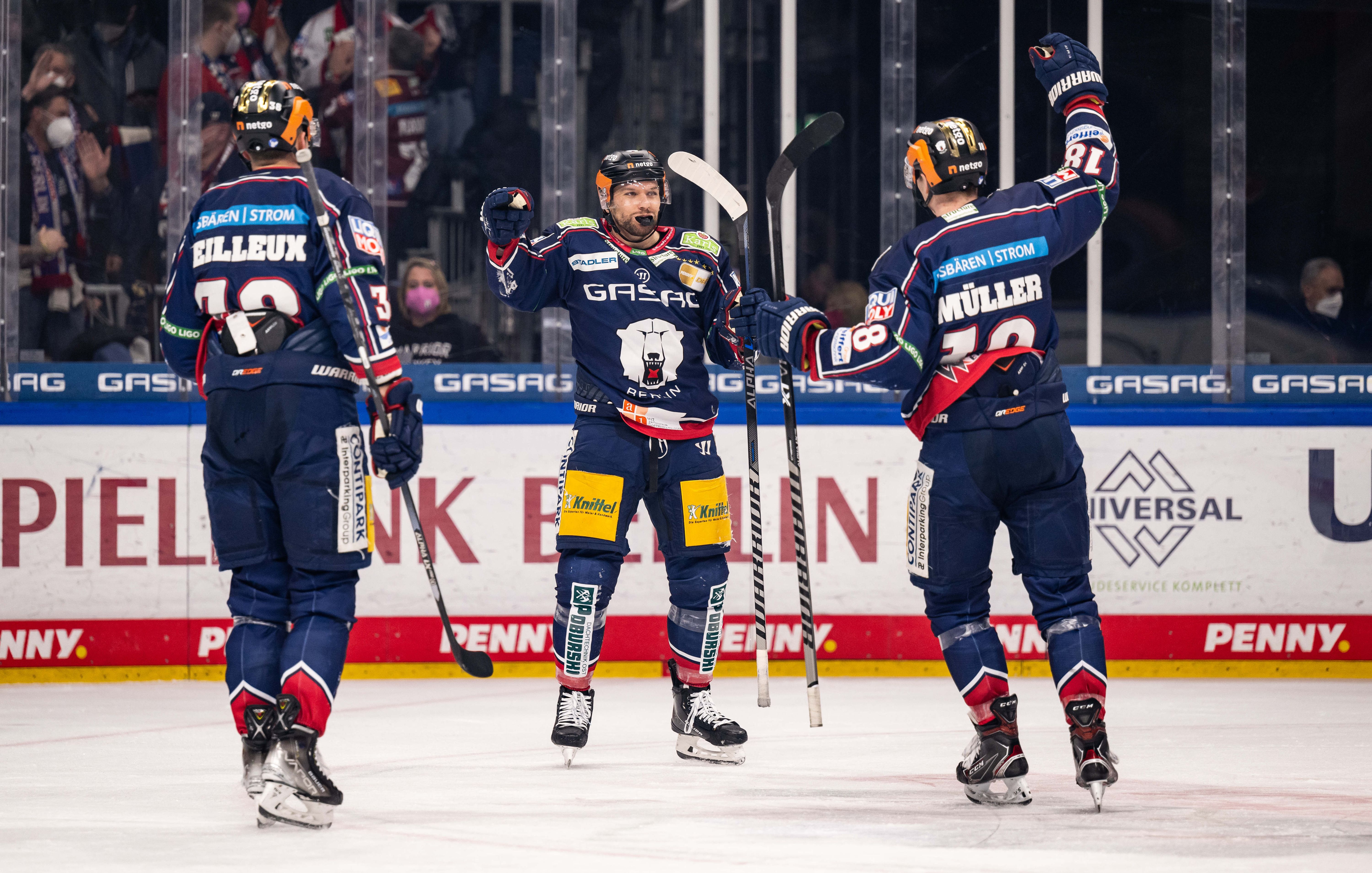 3:1 im vierten Spiel: Na also, die Eisbären können (fast) alles – jetzt auch Wolfsburg