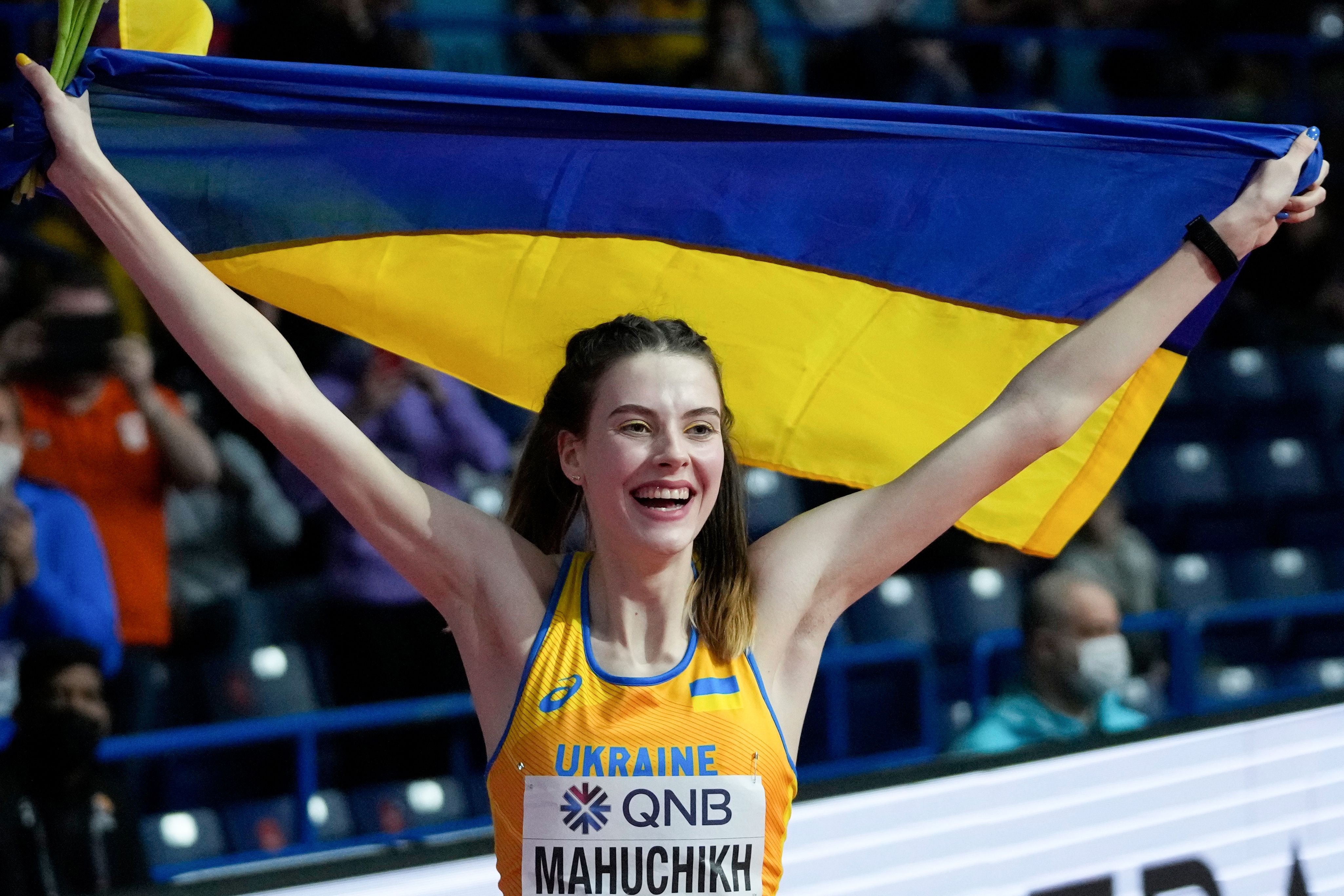 Image - Tapferer Siegeswille! Nach Flucht durch zerbombte Städte holt ukrainische Hochspringerin Jaroslawa Mahutschich WM-Gold