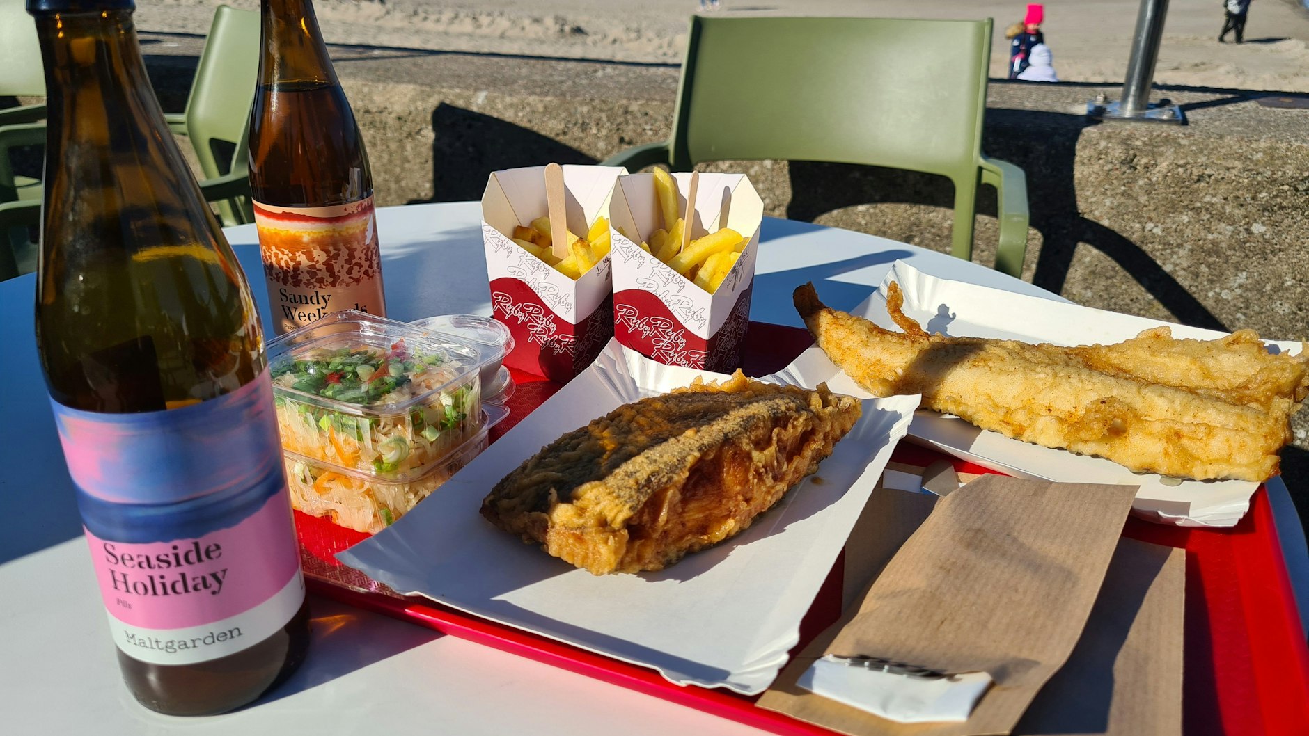 Fisch und Bier bei Ryby Rywinski