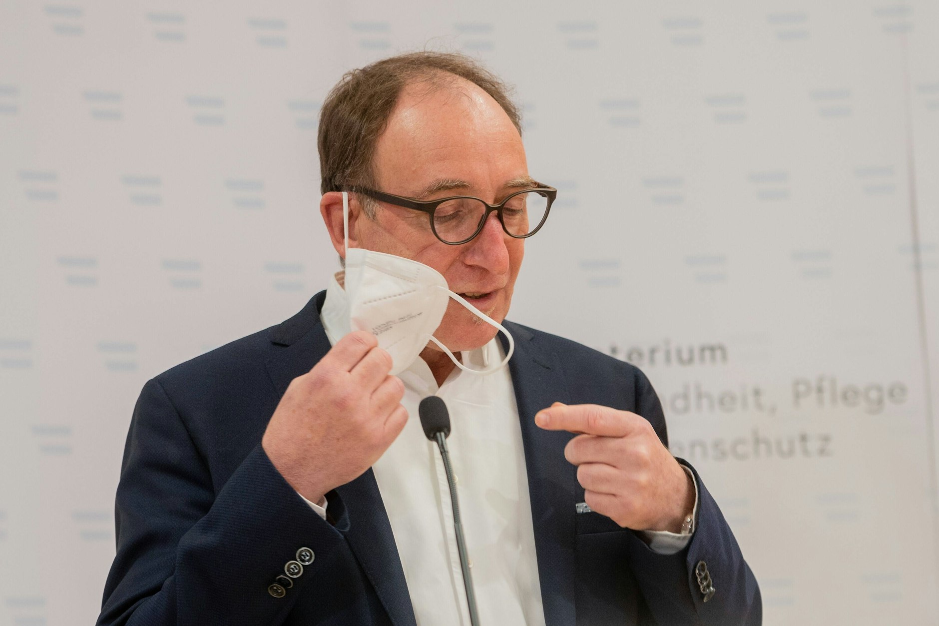 Österreichs Gesundheitsministers Johannes Rauch