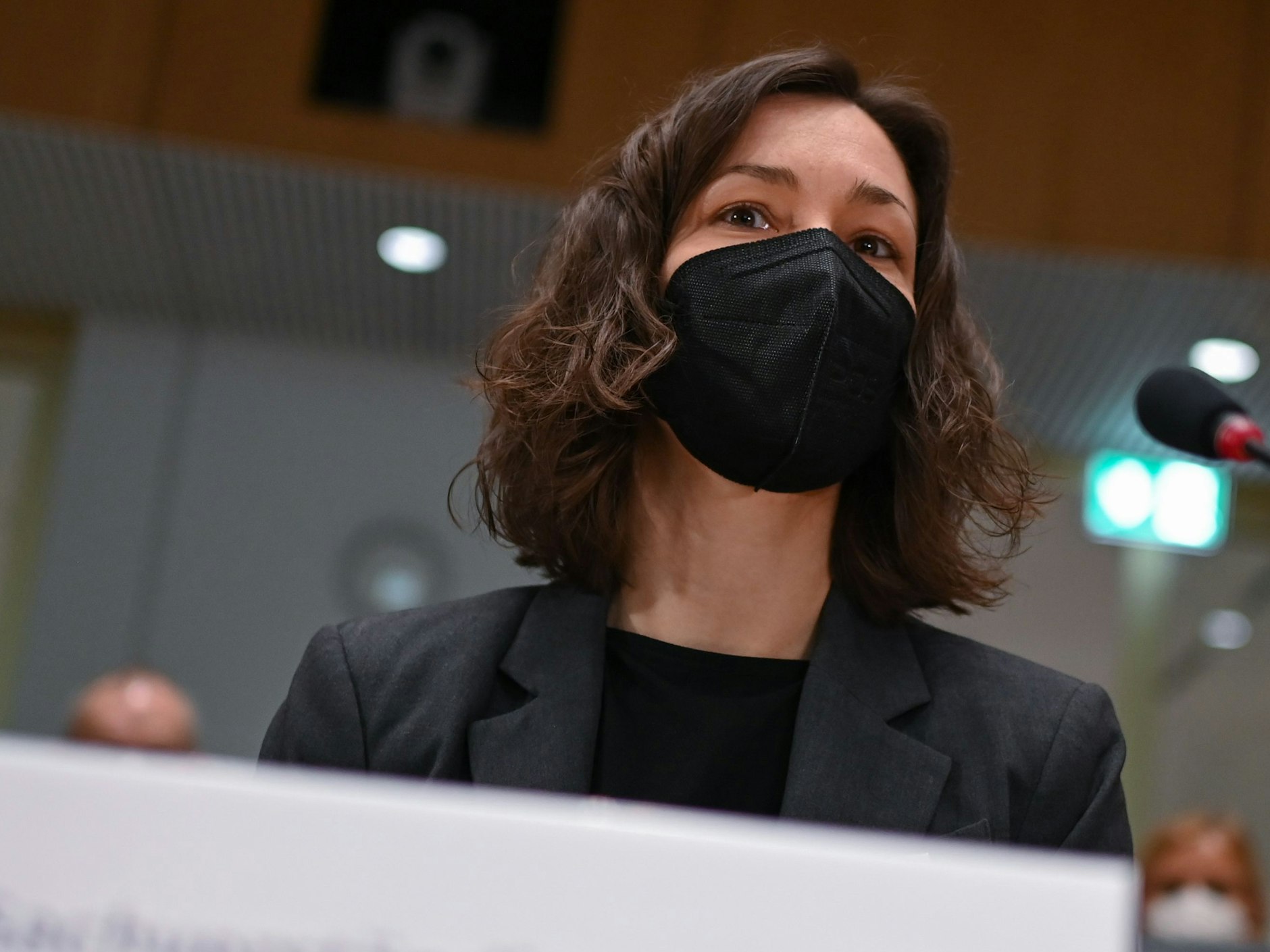 Ex-Landesumweltministerin Anne Spiegel vor dem U-Ausschuss zur Flutkatstrophe am 11. März.