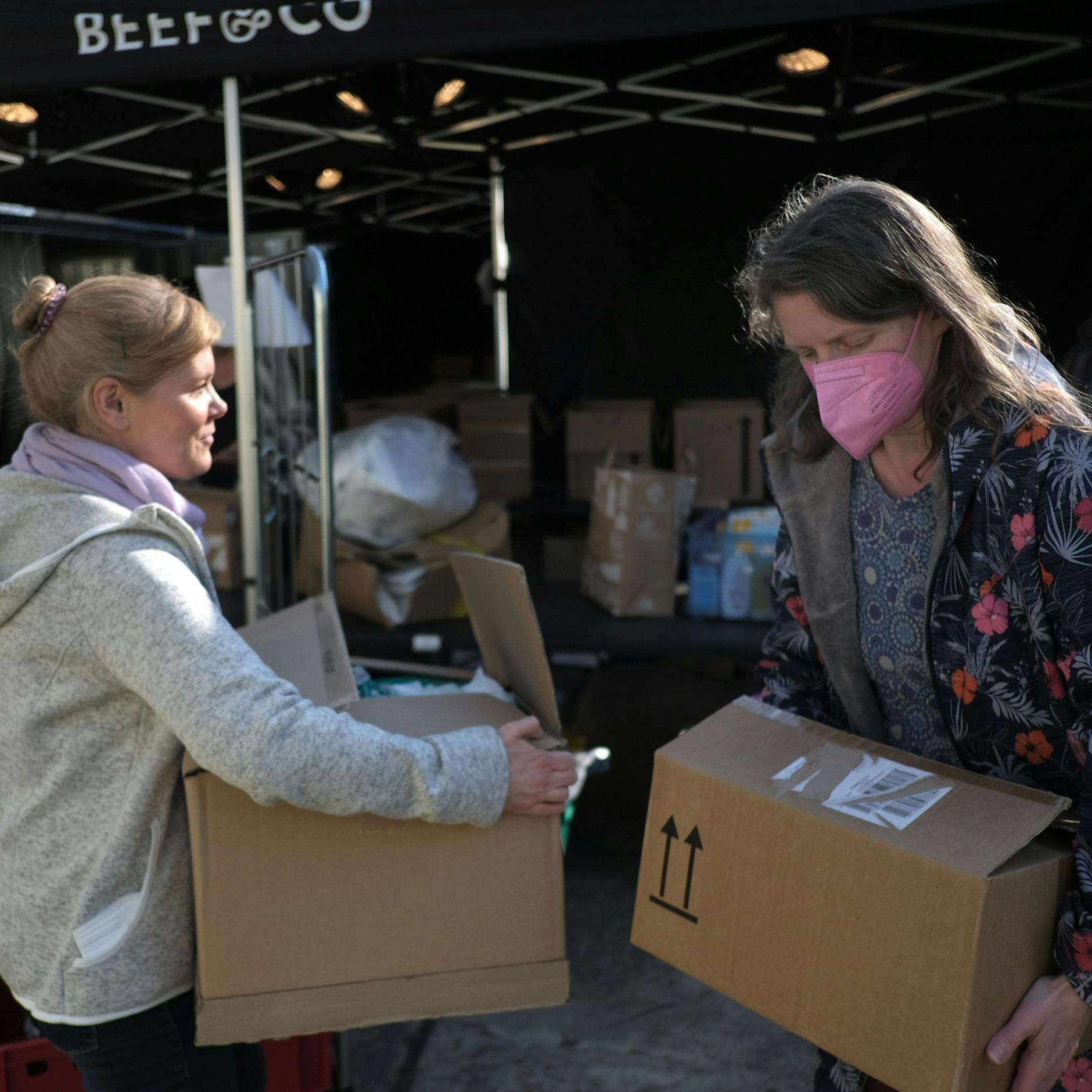 Es gibt viel zu sortieren.