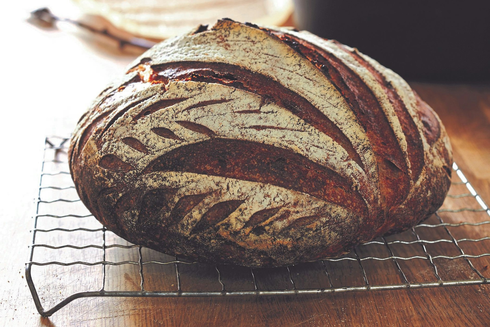 Ein kleines Kunstwerk: das Brooklyn Sauerteig Brot