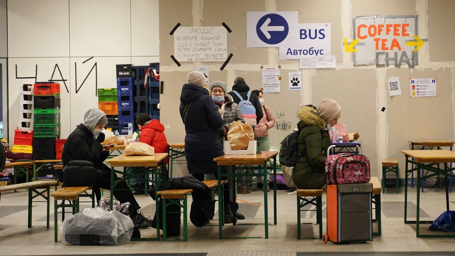 Täglich kommen Tausende Flüchtlinge aus der Ukraine in Berlin an.