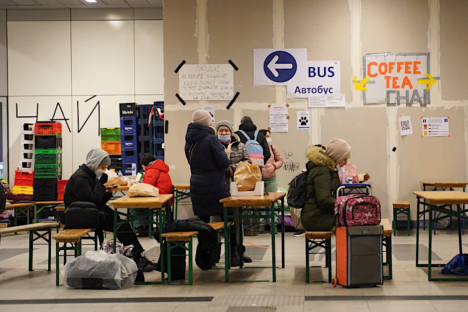 Täglich kommen Tausende Flüchtlinge aus der Ukraine in Berlin an.