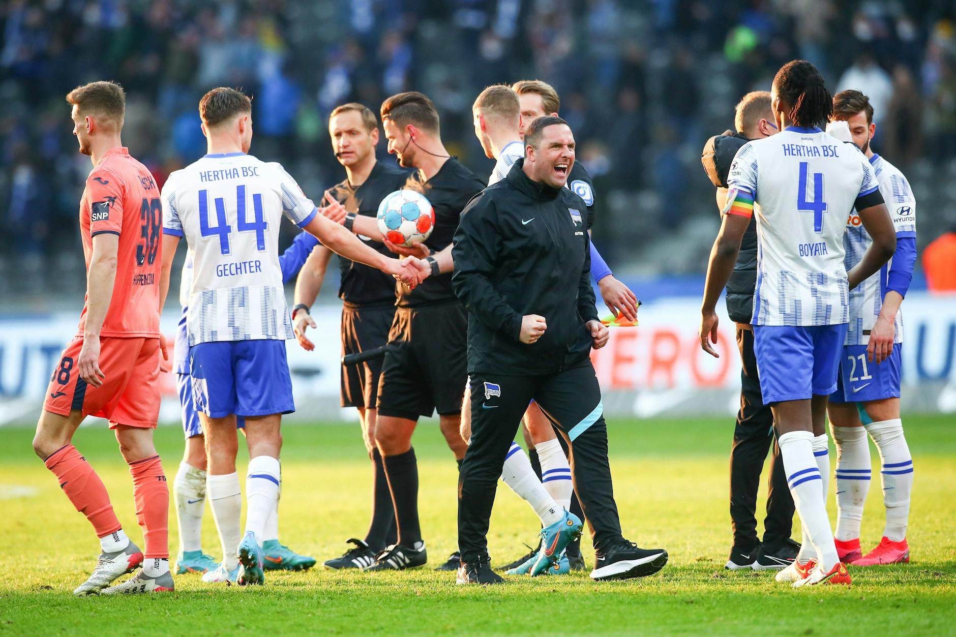 Hertha BSC lebt wieder, auch dank Co-Trainer Mark Fotheringham, der gegen Hoffenheim für Felix Magath einsprang und mächtig Energie versprüht.
