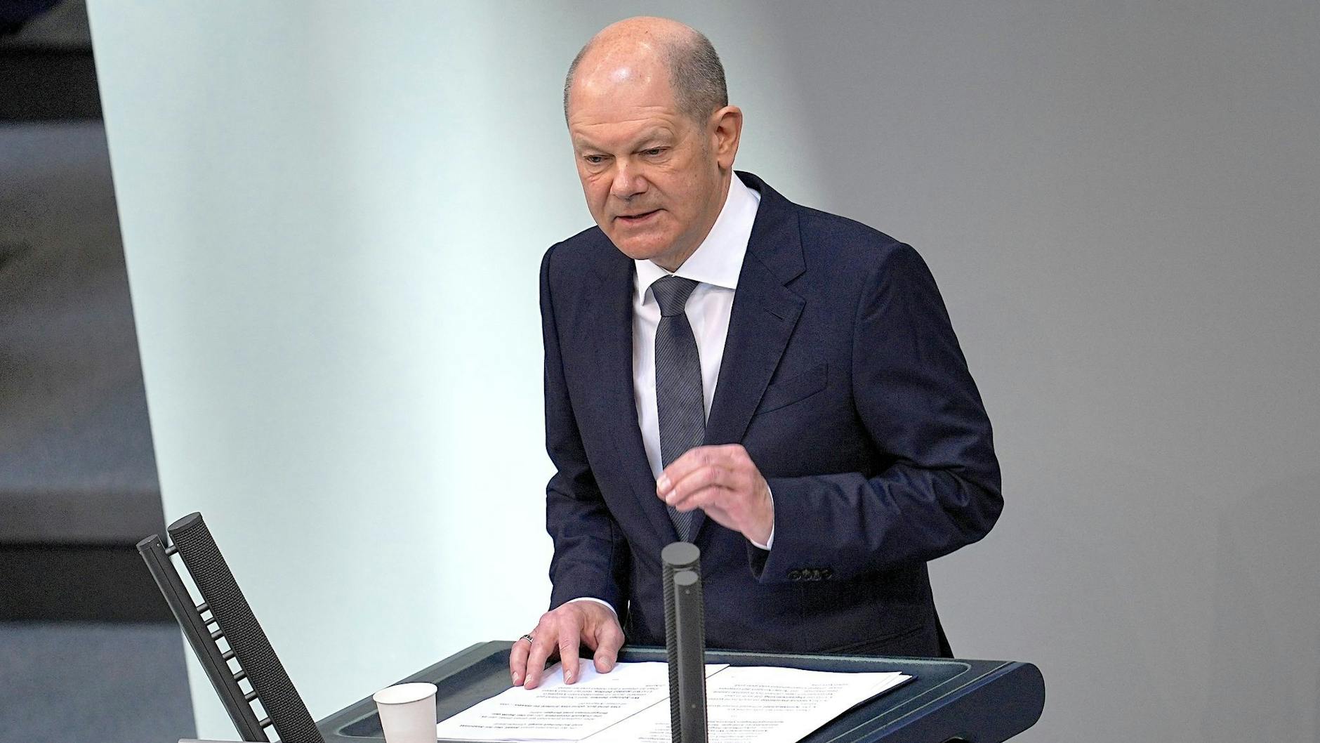 Bundeskanzler Olaf Scholz (SPD)
