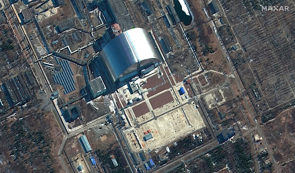 Das stillgelegte Atomkraftwerk Tschernobyl zählte beim Krieg gegen die Ukraine zu den ersten strategischen Zielen der russischen Invasoren.