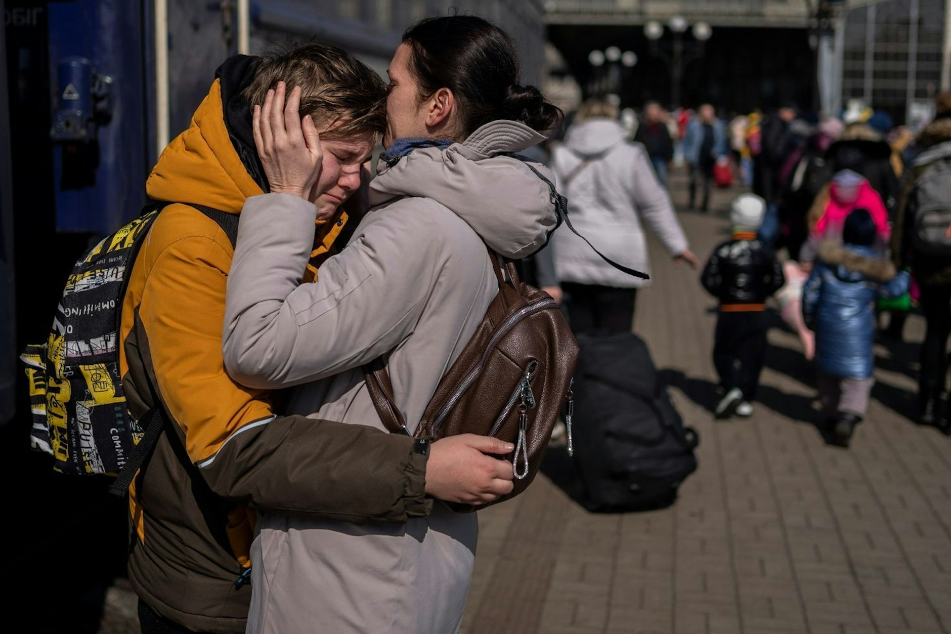 Geflüchtete aus Mariupol