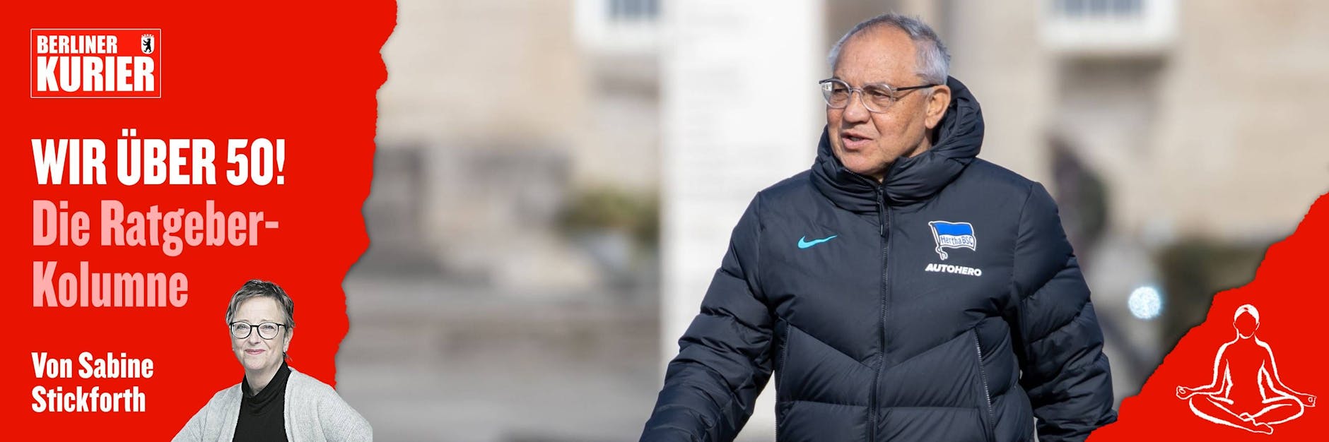Cheftrainer Felix Magath beim Training von Hertha BSC
