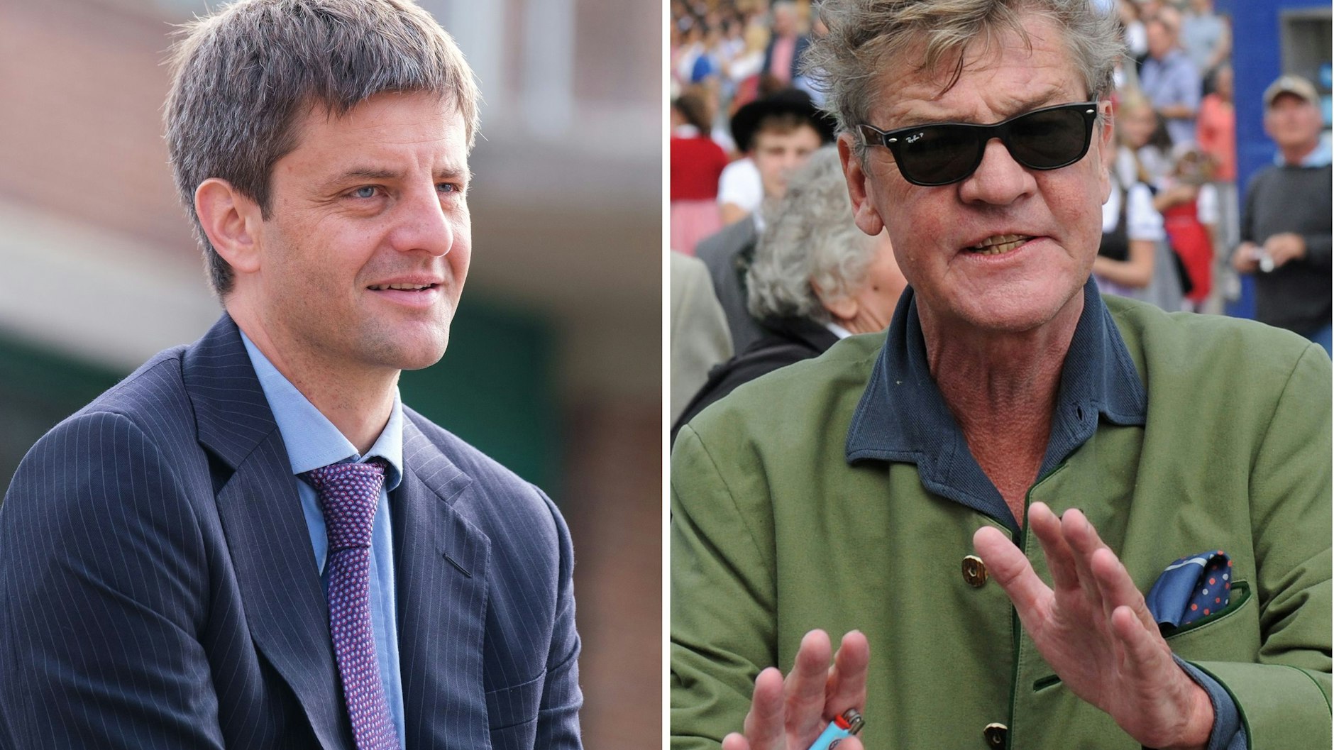 Ernst August Erbprinz von Hannover (Archivfoto vom 01.09.2021, l.) und Ernst August von Hannover (Archivfoto vom 20.09.2014). Der Familienstreit um die Marienburg wird vor Gericht ausgetragen, der Ältere wollte die Schenkung an seinen Sohn rückgängig machen - wegen «groben Undanks».