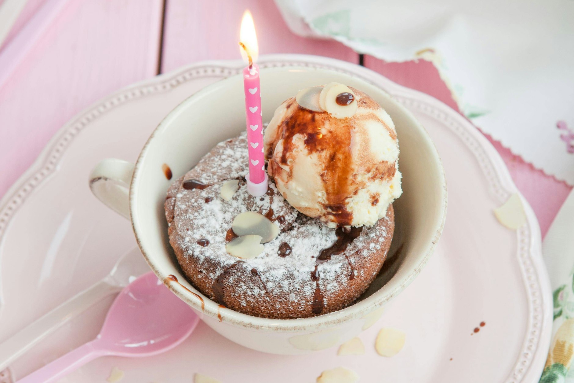 Tassenkuchen - auch eine Idee zum Geburtstag!