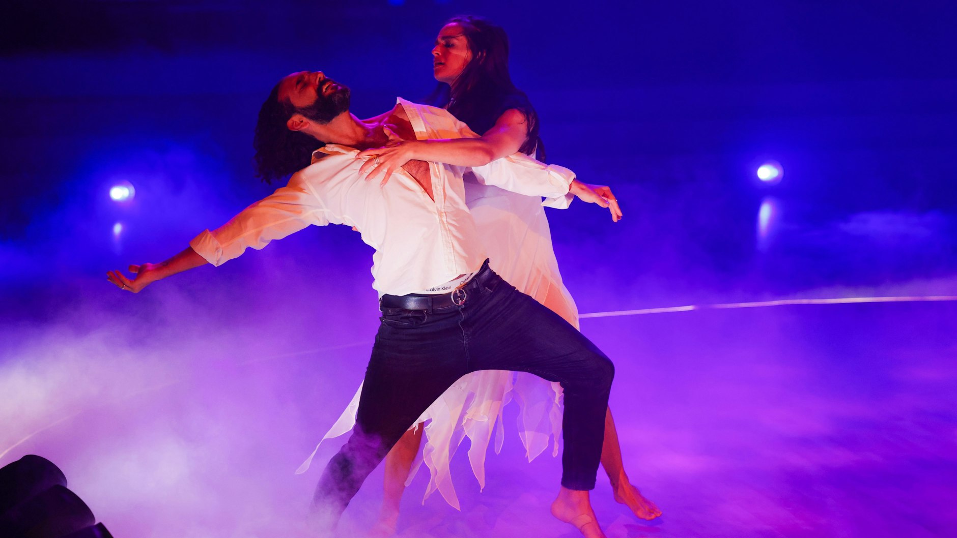 Amira Pocher mit ihrem Tanzparner Massimo Sinató bei „﻿Let's Dance“.