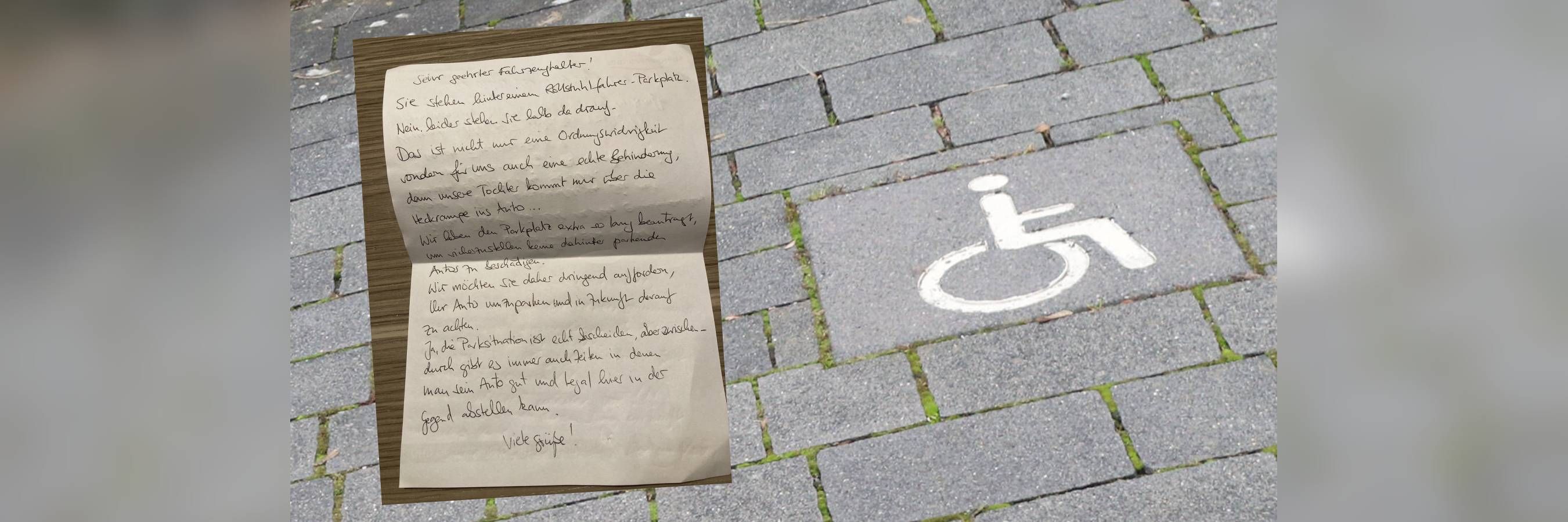 SUV-Fahrer parkte tagelang Behindertenparkplatz zu – doch DIESE Reaktion überrascht!