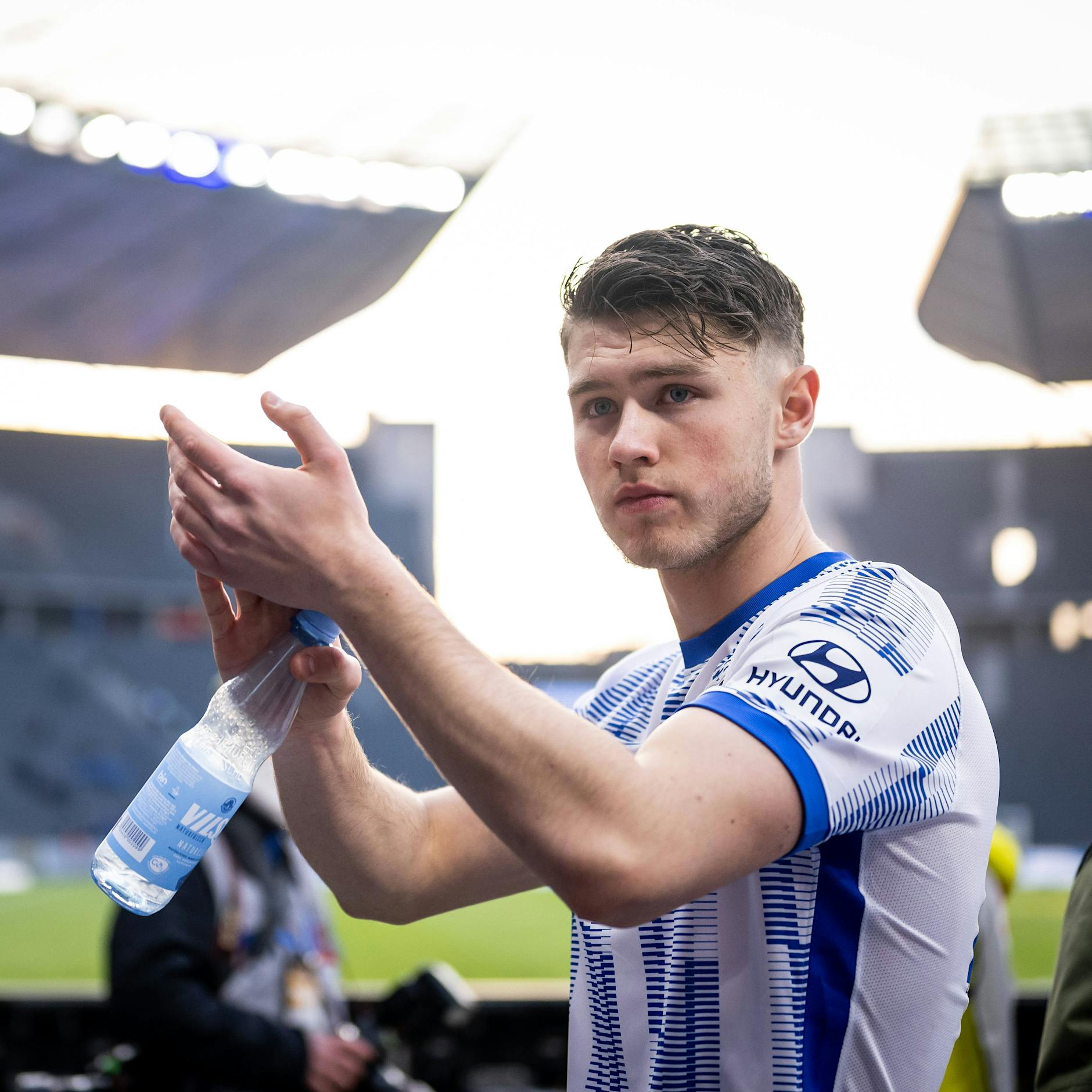 Herthas Linus Gechter (18): Dieser Länderspiel-Marathon macht ihn noch härter für den Abstiegskampf