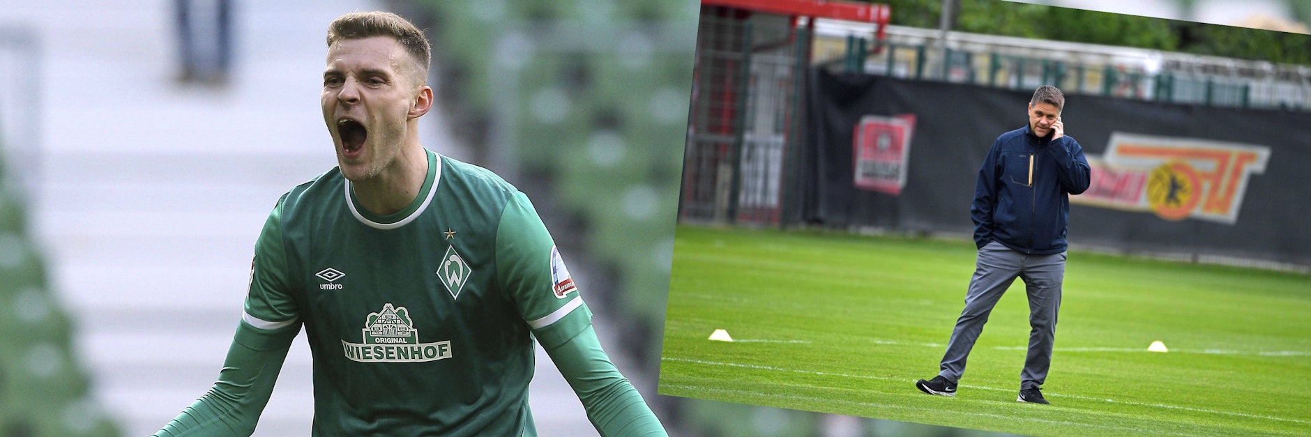 Union-Manager Oliver Ruhnert ist vor Transfers oft pausenlos am Handy. Mehr als ein Auge soll der Kaderplaner auf Werder-Stürmer Marvin Ducksch geworfen haben.