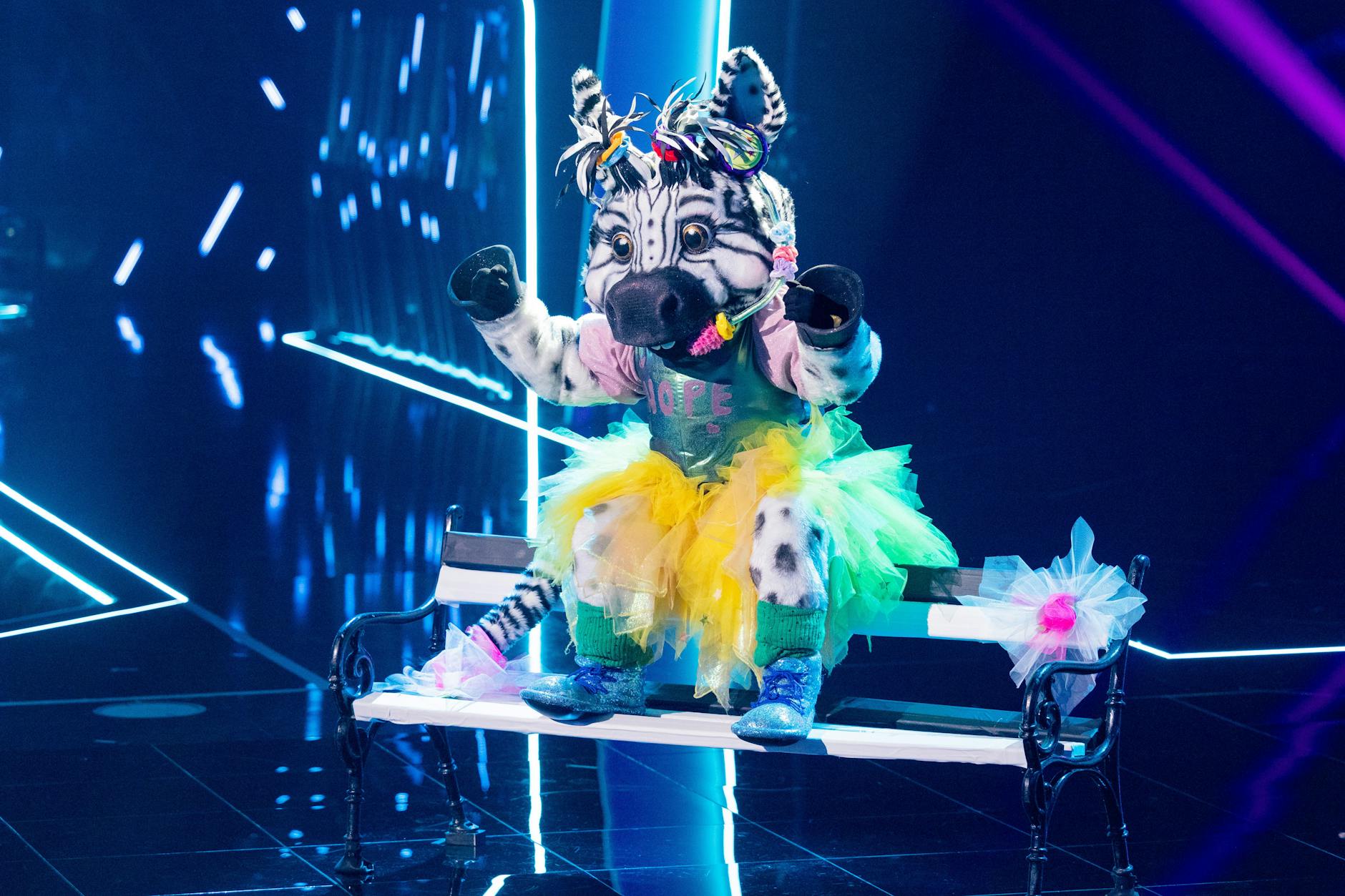 Das Zebra überzeugte bei „Masked Singer“ mit tollem Gesang - aber welcher Star steckt im Kostüm?