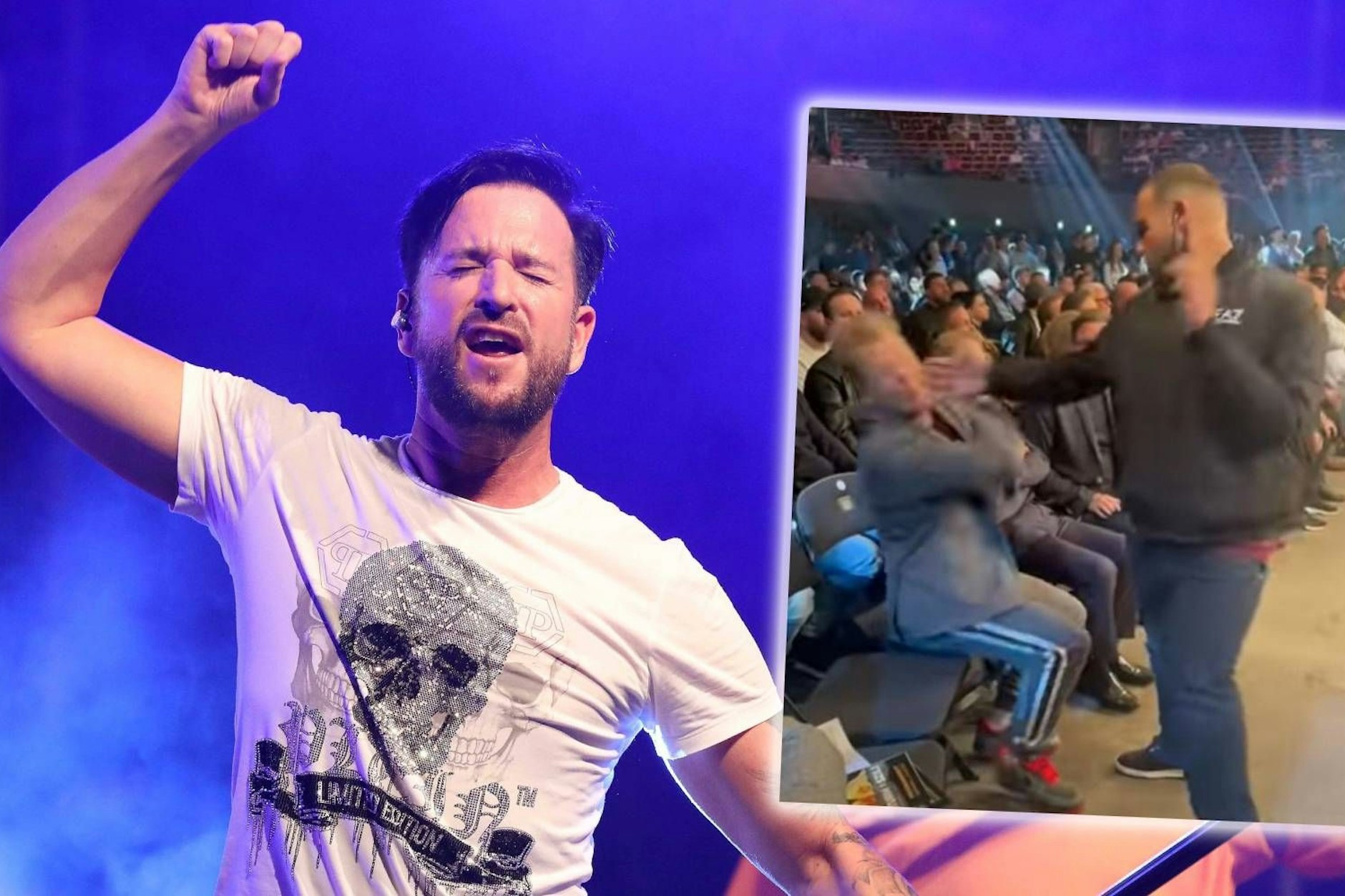 Michael Wendler teilt auf Instagram Posts zur Ohrfeige gegen Oliver Pocher.