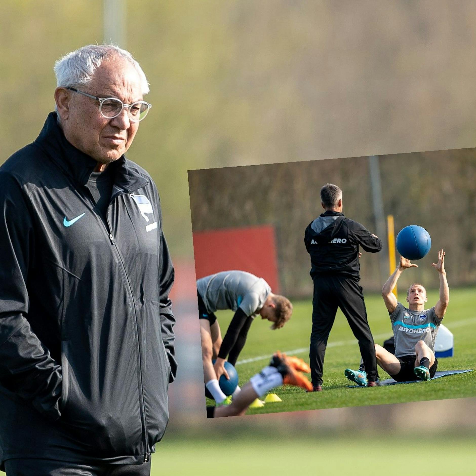Hertha BSC im Schweiß-in-Strömen-Lager: Magath schleift und schleift und schleift