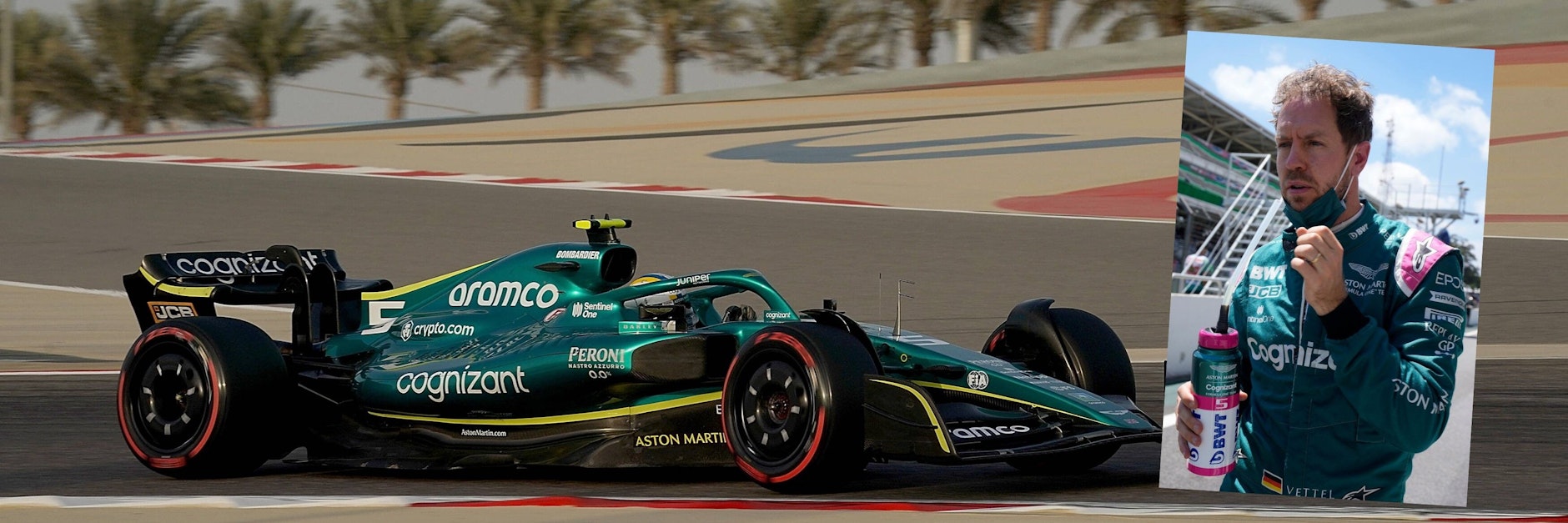 Saß in dieser Saison bisher nur bei Testfahrten in seinem Aston Martin: Formel-1-Pilot Sebastian Vettel.