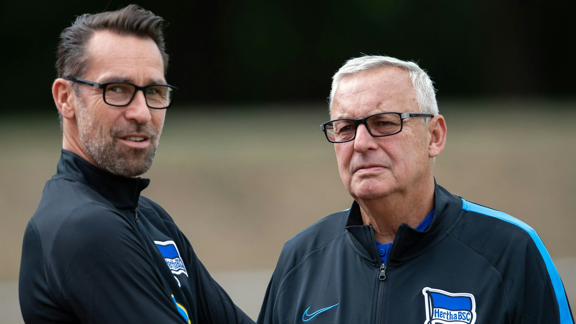 Waren jahrelang ein eingespieltes Team: Ex-Hertha-Manager Michael Preetz und Präsident Werner Gegenbauer.