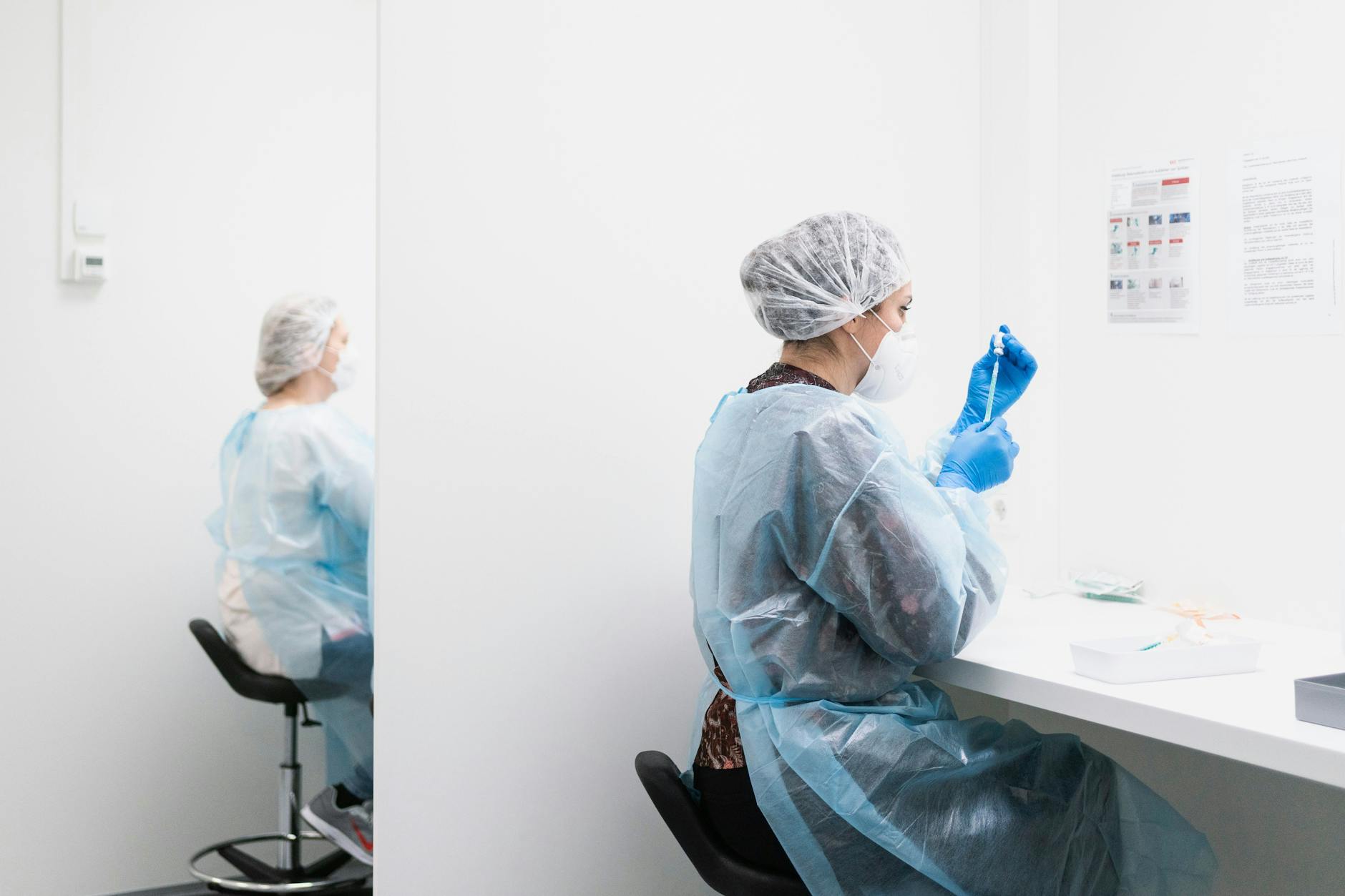 Ein Impfzentrum in Bochum. 