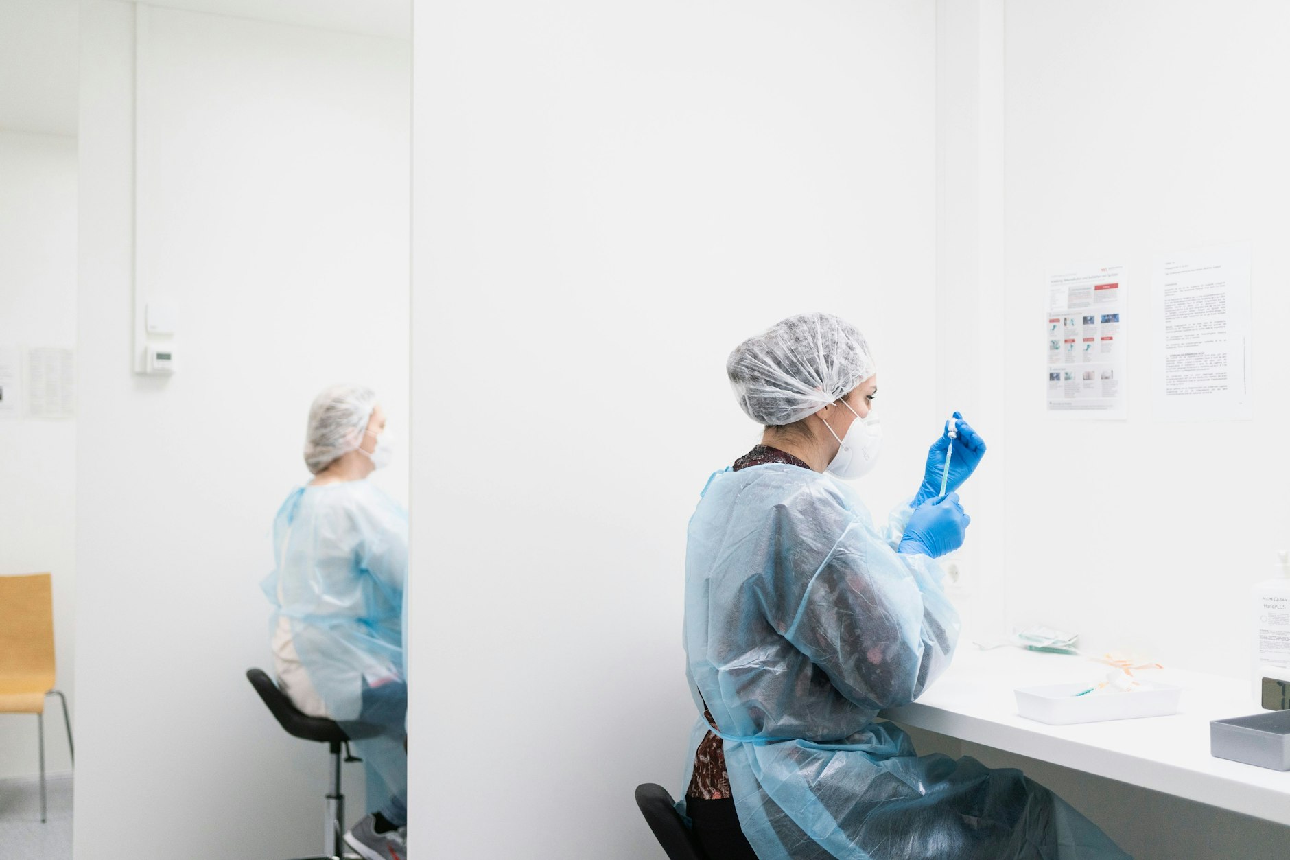 Centro de vacunación en Bochum