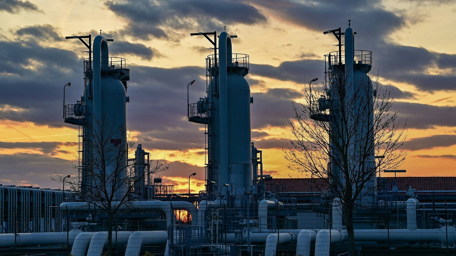 Die Verdichterstation in Mallnow nahe der deutsch-polnischen Grenze übernimmt vorwiegend russisches Erdgas.  Kommt es hier bald zum Lieferstopp?