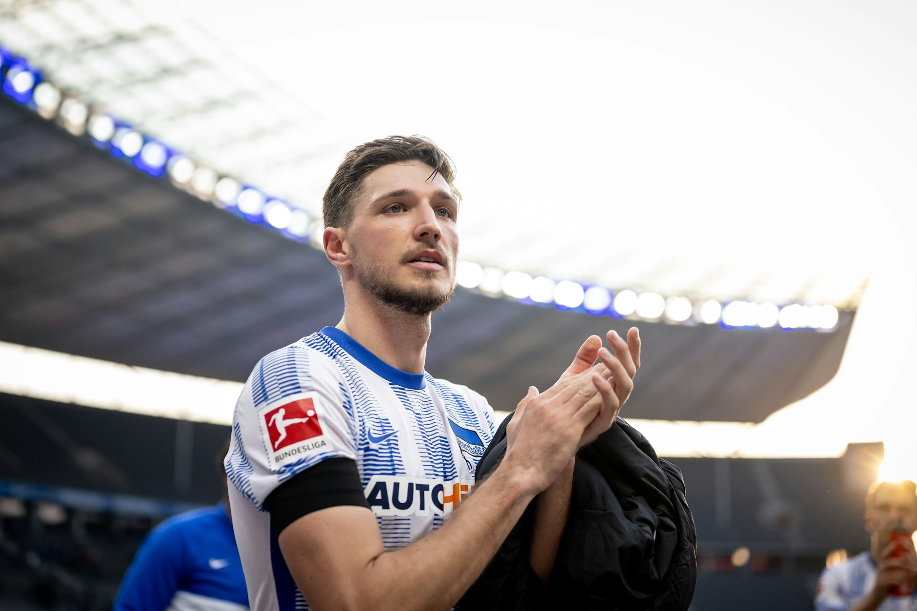 Niklas Stark hat sich auf seine Abschiedstournee bei Hertha begeben. Sein Vertrag wird nicht mehr verlängert.