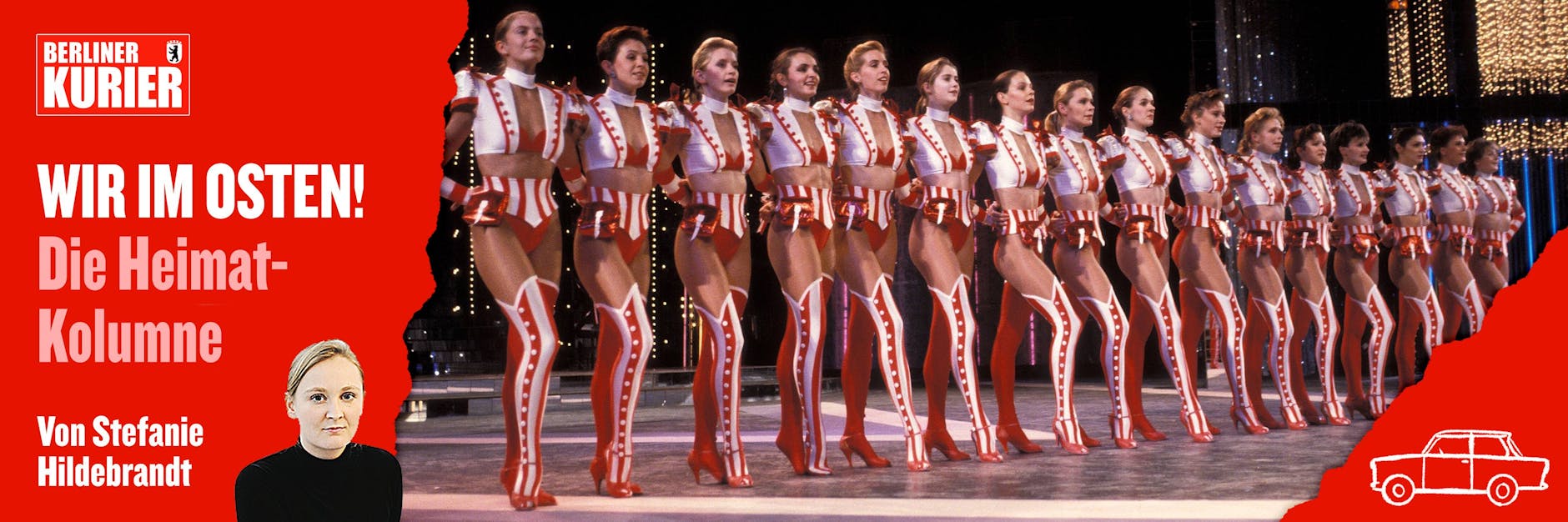 Das Fernsehballett der DDR bei einem Auftritt 1986.