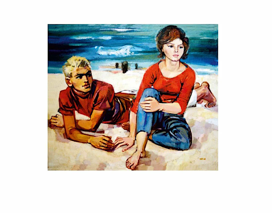 „Am Strand III“: Walter Womacka fertigte 1962 die Kopie für sich selbst, in den 1990er-Jahren kaufte sie der Geschäftsmann Wan Chew aus Taiwan.
