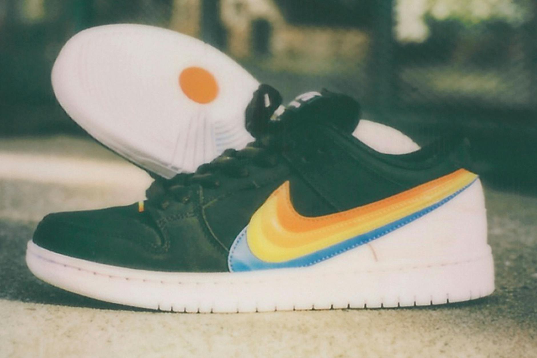 So sieht er aus, der „Nike SB Dunk Low Pro Polaroid“. Neupreis: 120 Euro.
