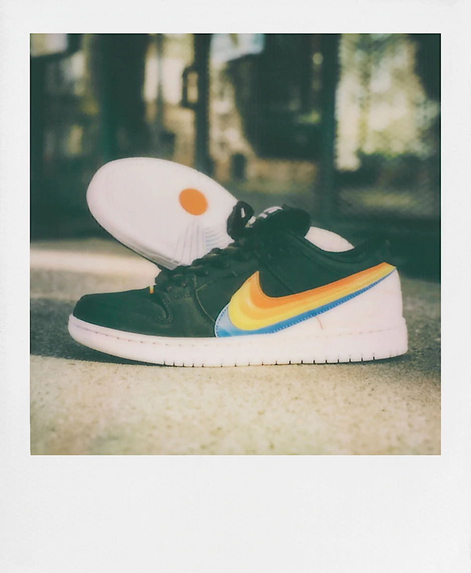 So sieht er aus, der „Nike SB Dunk Low Pro Polaroid“. Neupreis: 120 Euro.