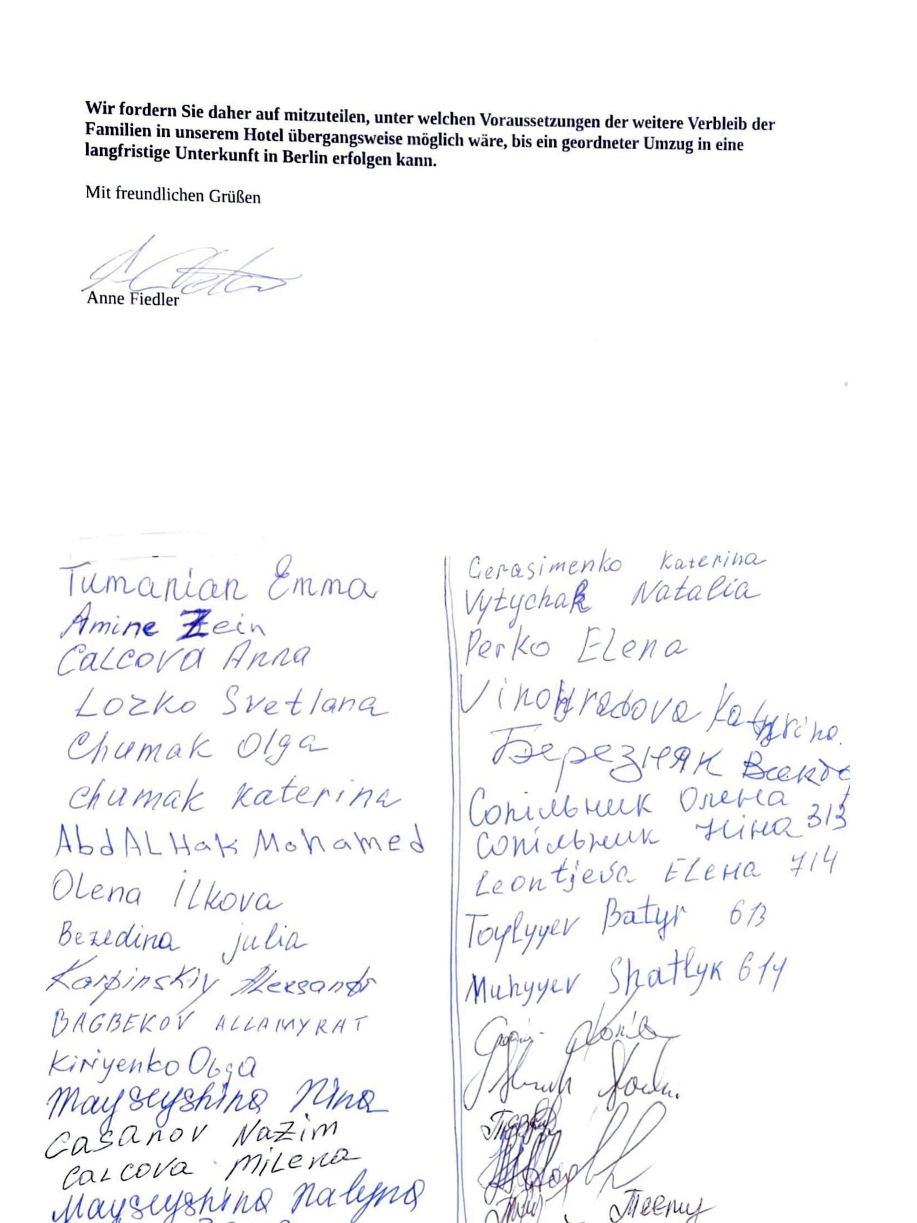 Offener Brief von Anne Fiedler, Teil 3