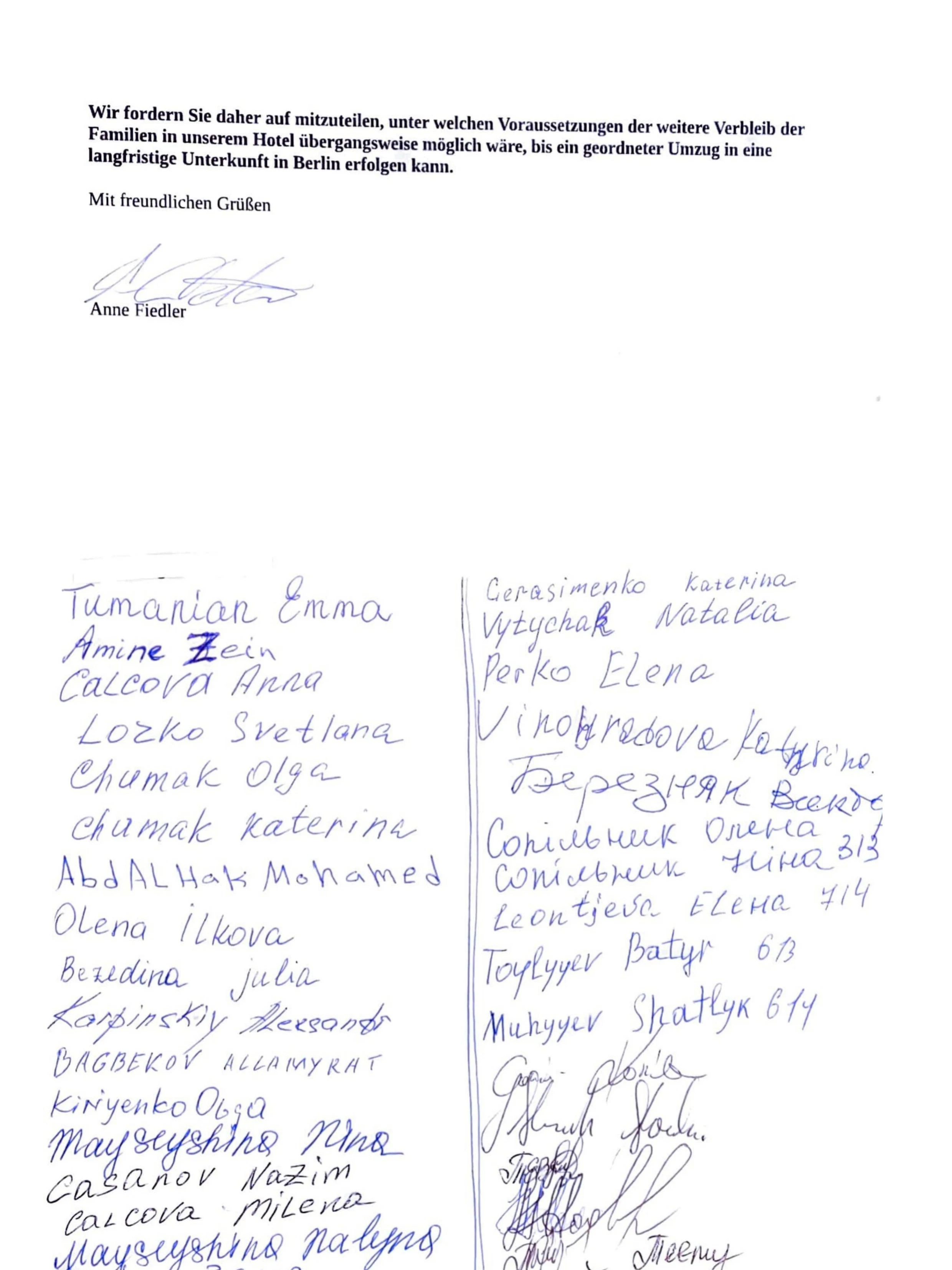 Offener Brief von Anne Fiedler, Teil 3