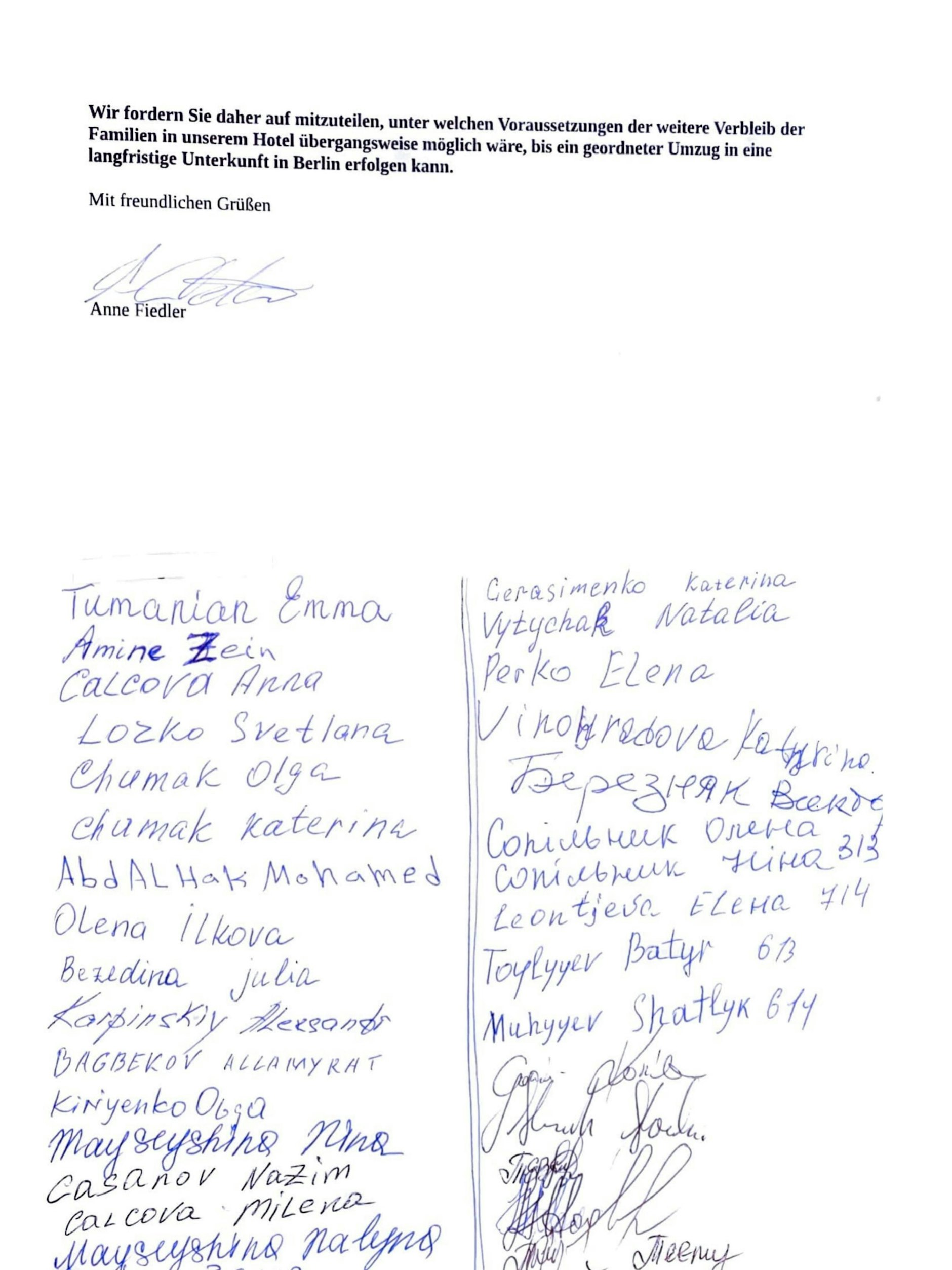 Offener Brief von Anne Fiedler, Teil 3