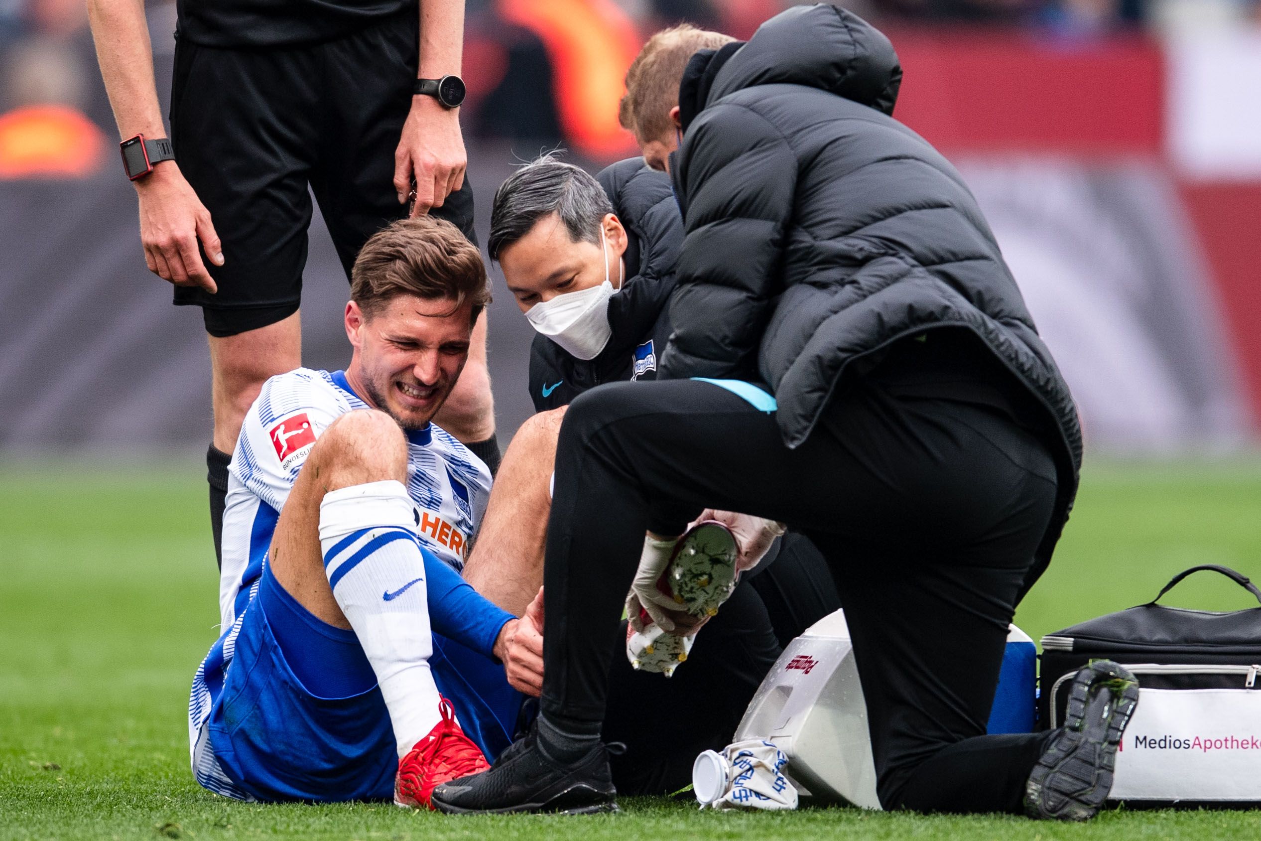 Image - Der Knöchel! Niklas Stark zittert um sein 200. Hertha-Spiel zum Abschied