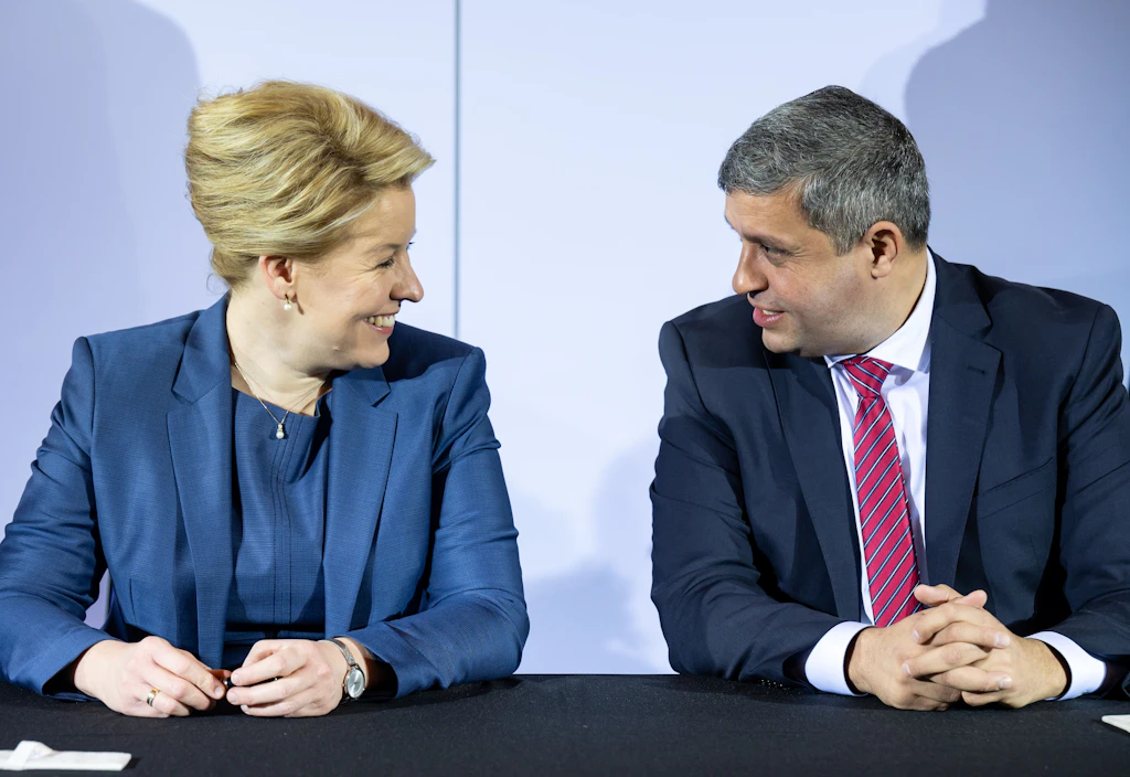 Giffey und Saleh treten erneut für SPD-Vorsitz in Berlin an