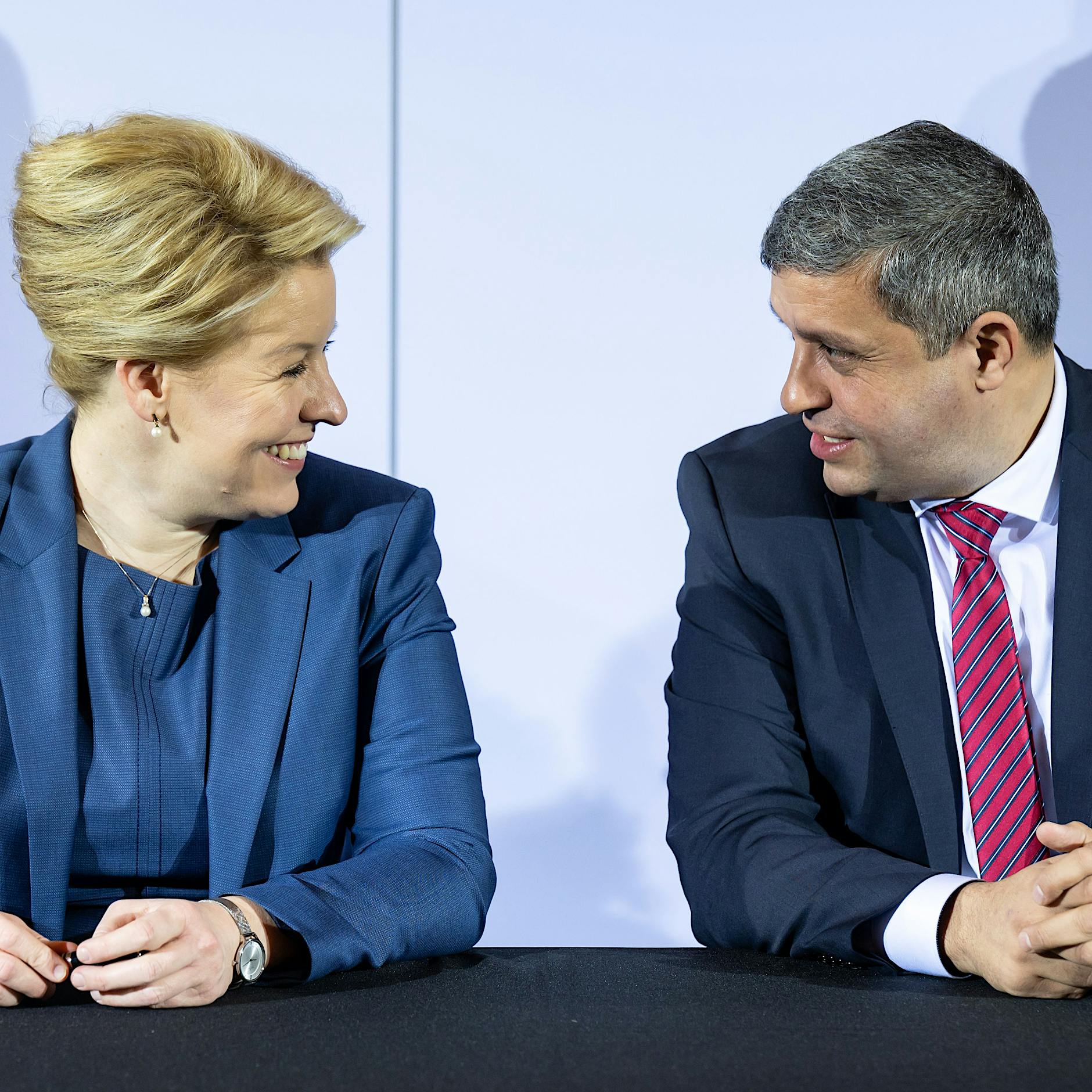 Giffey und Saleh treten erneut für SPD-Vorsitz in Berlin an