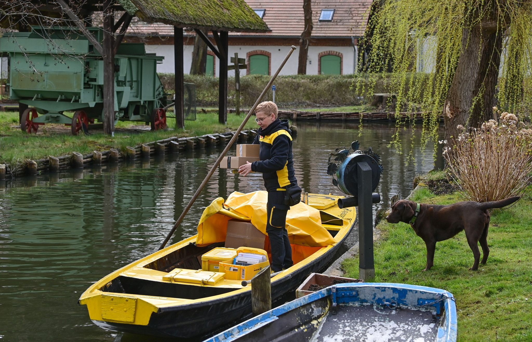 Image - Im Spreewald wird die Post wieder mit dem Kahn ausgetragen