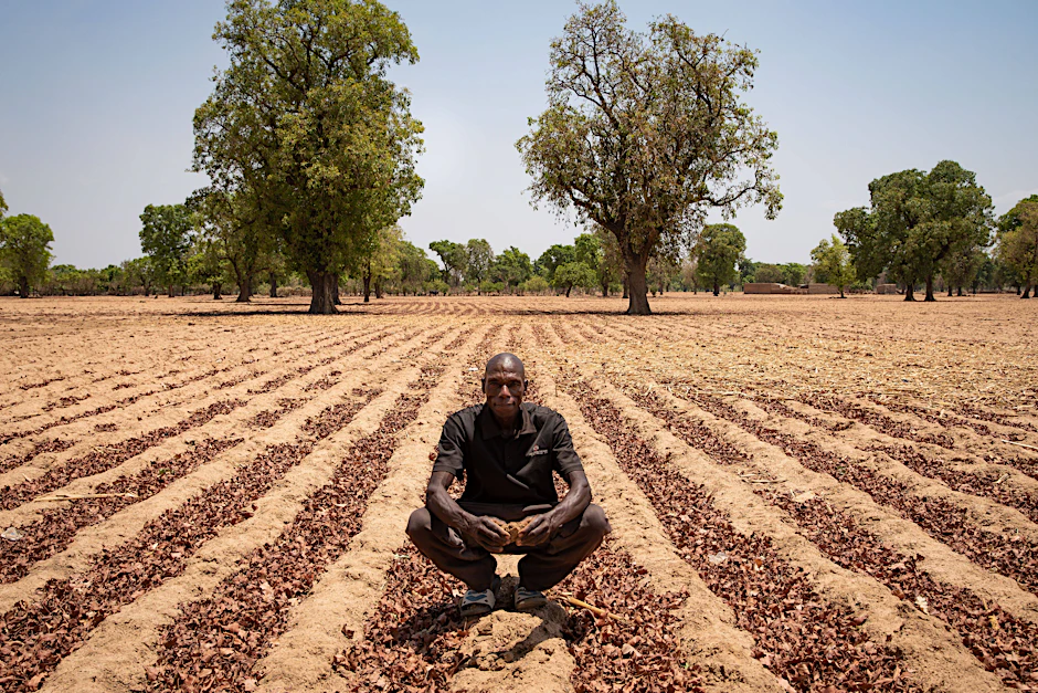 Kassim Kone ist Farmer im westafrikanischen Mali. Immer wieder hat er mit Dürren zu kämpfen.