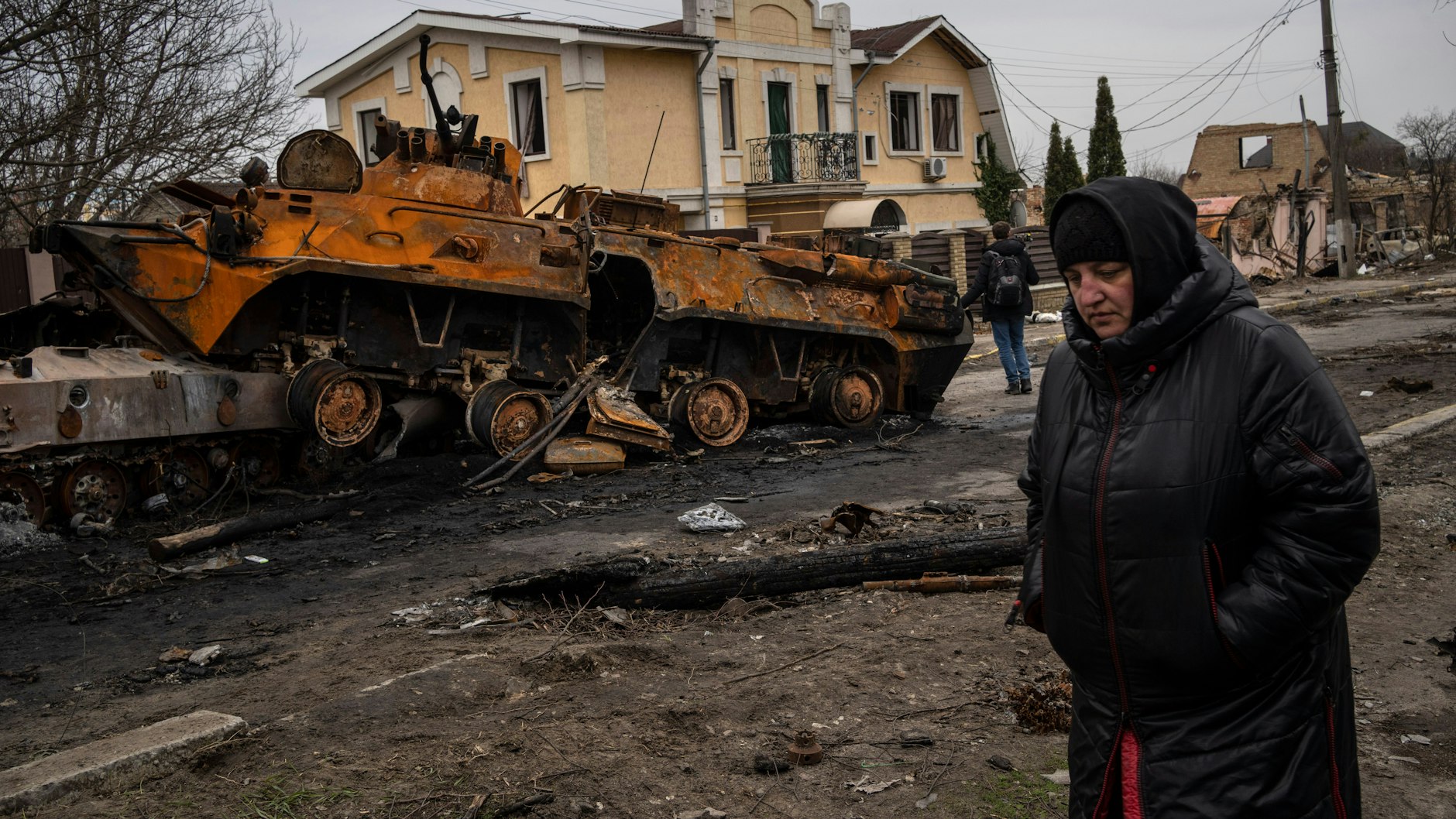 Ukraine, Butscha: Die Gräueltaten an Bewohnern der Stadt sind nach Angaben des ukrainischen Präsidenten Selenskyj kein Einzelfall.