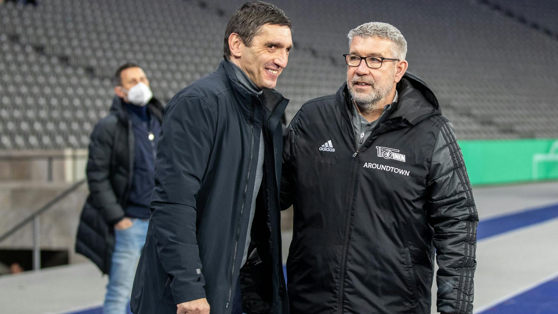 Zuletzt traf Urs Fischer im Januar mit dem 1. FC Union auf Hertha-Trainer Tayfun Korkut.