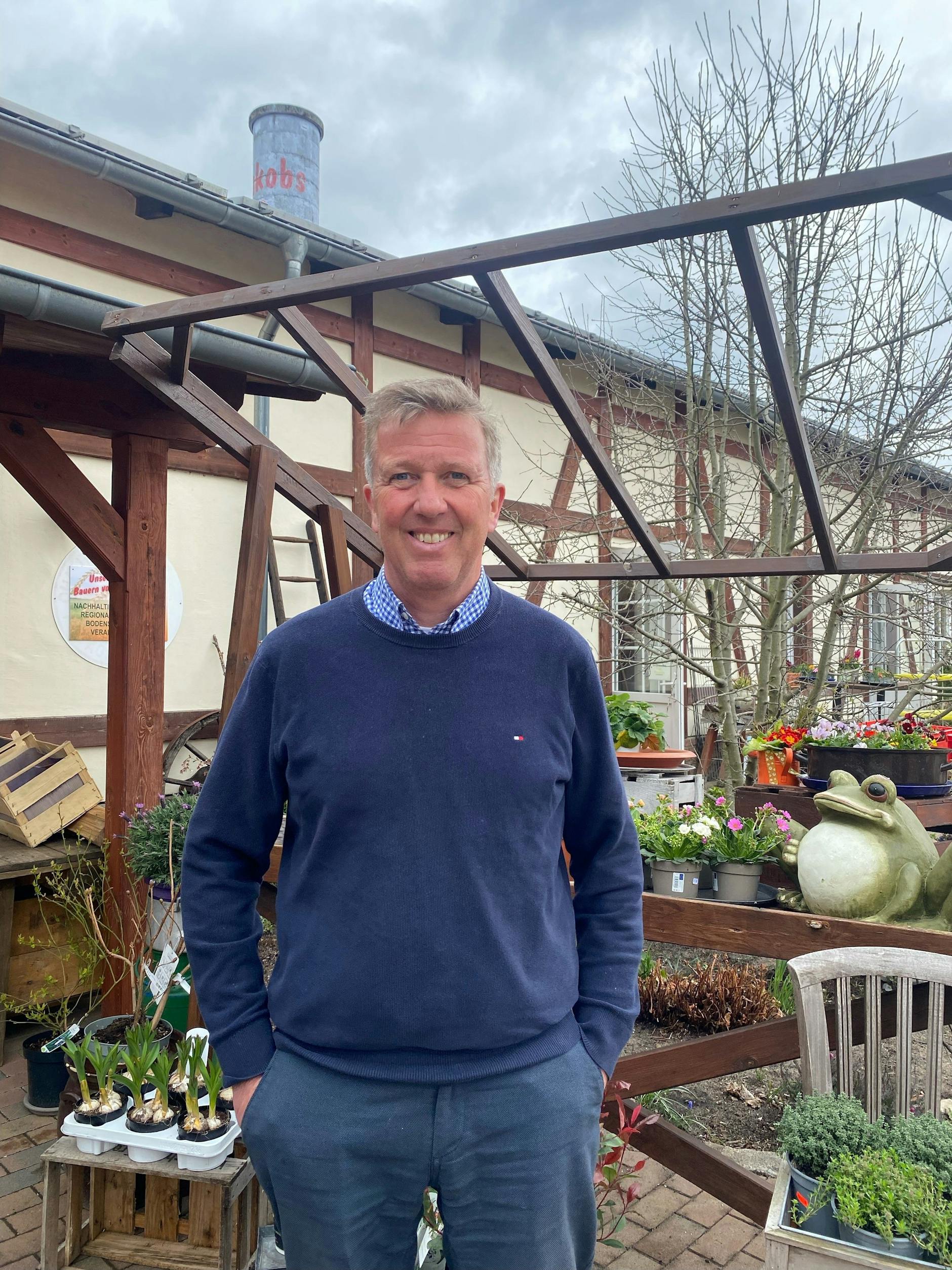 Jürgen Jakobs, Chef des gleichnamigen Beelitzer Spargelhofes und Vorsitzender des Vereins Beelitzer Spargel e. V.