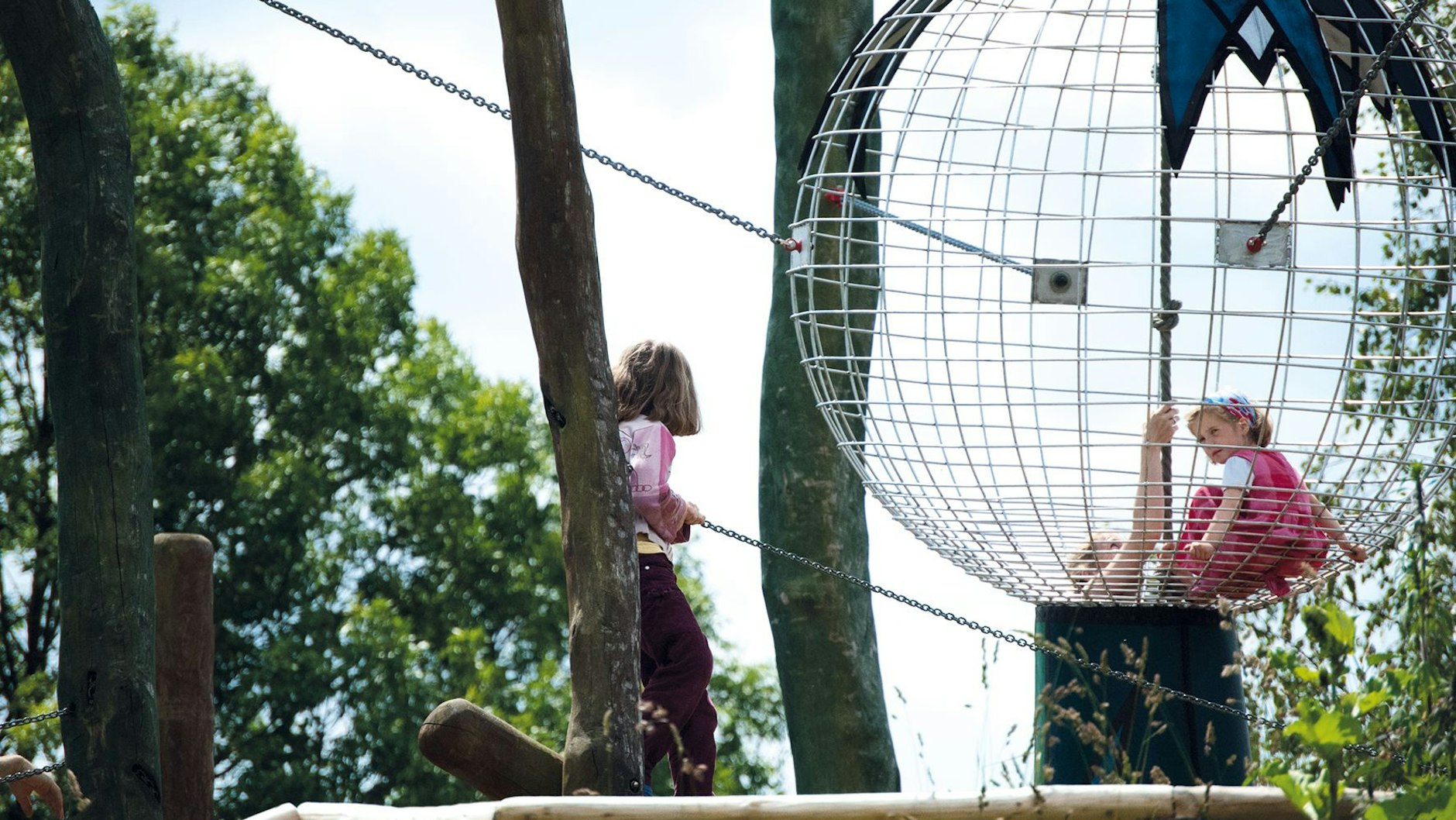 Die „Zauberblume“ im Wangeliner Garten.