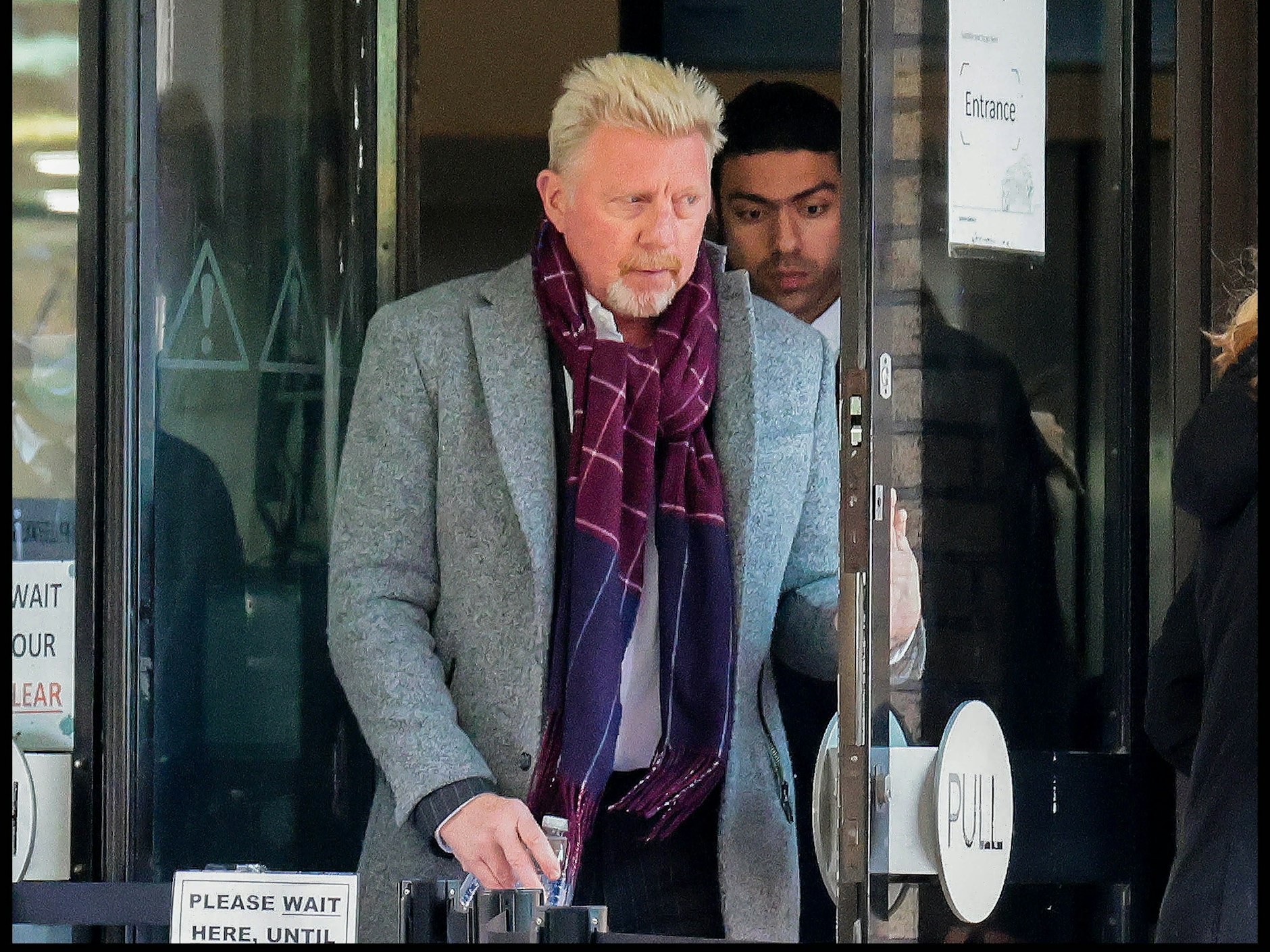 Boris Becker war die Nervosität anzumerken.