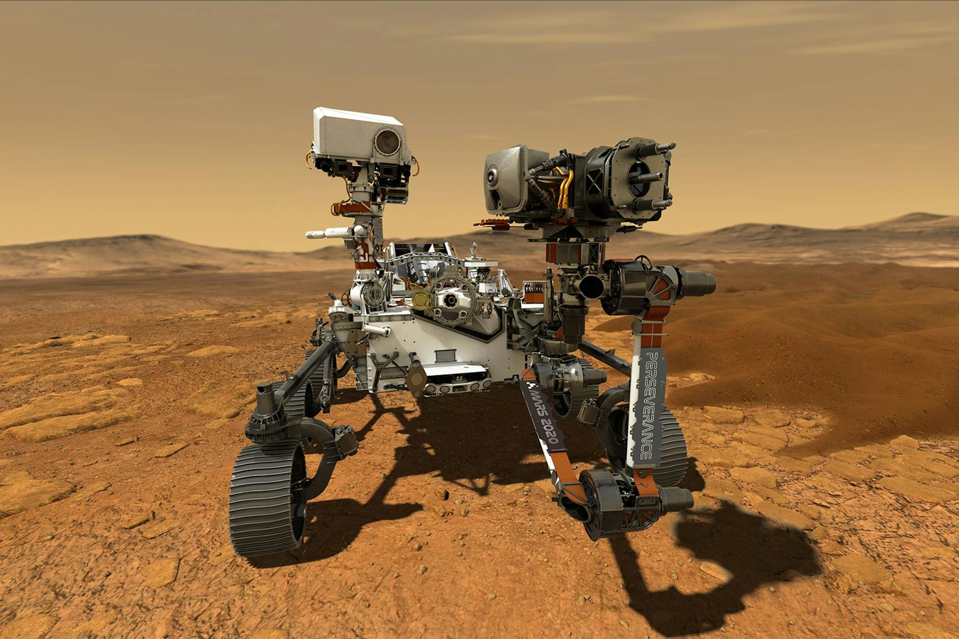 Der Nasa-Rover «Perseverance» ist auf der Marsoberfläche im Einsatz.