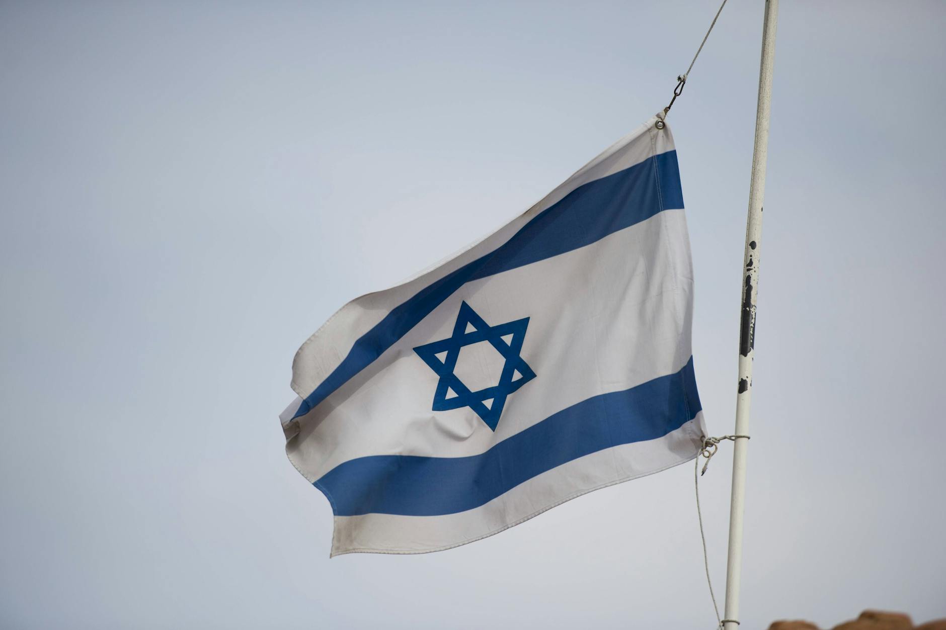 Die israelische Flagge 