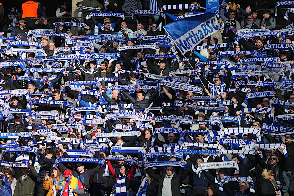 Hertha-Fans im Olympiastadion (Archivbild).